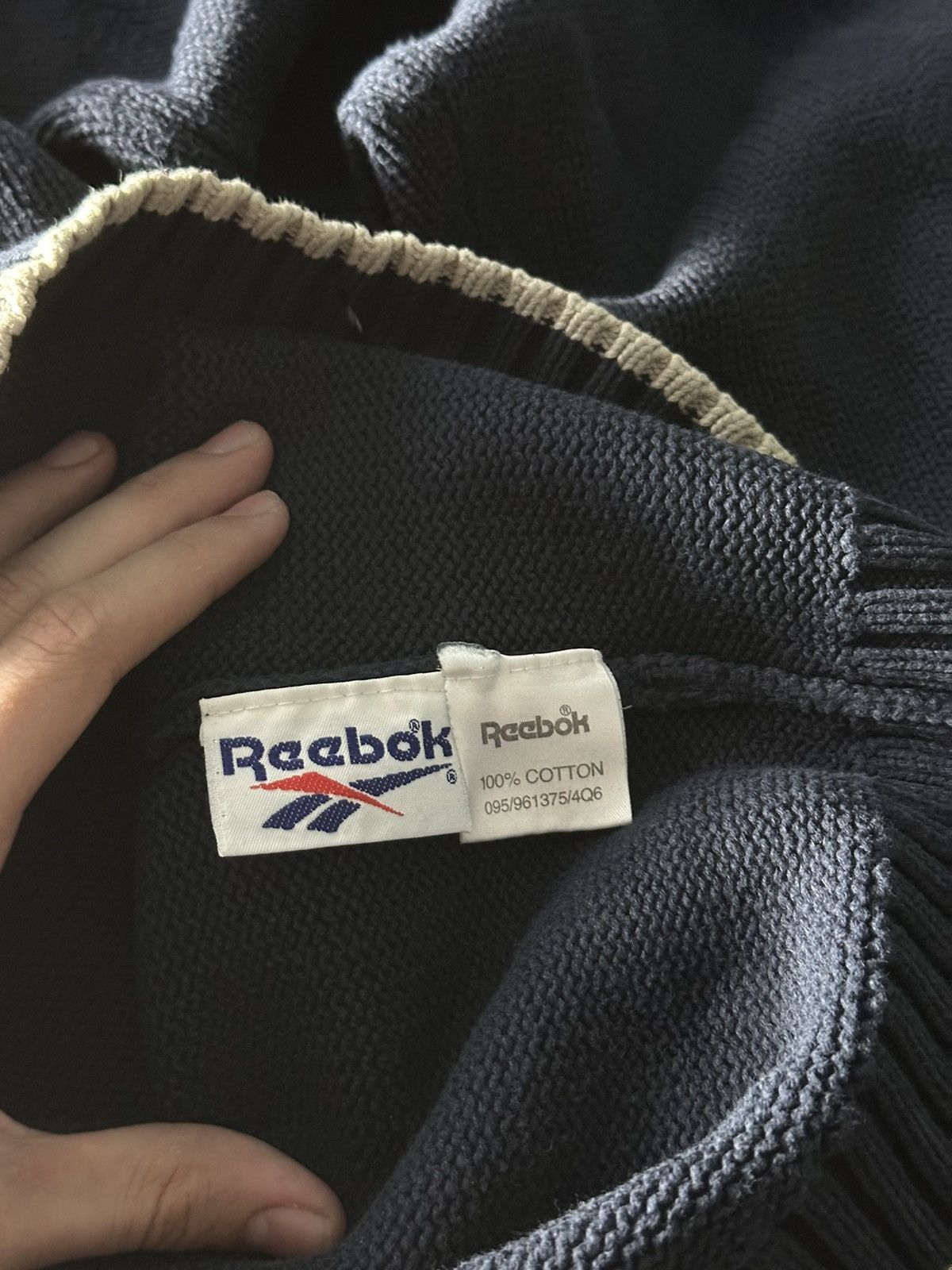 Reebok × Vintage 🚨Vintage Reebok big logo baggy sweater Y2K japan style RARE Size US XL / EU 56 / 4 - 8 Thumbnail