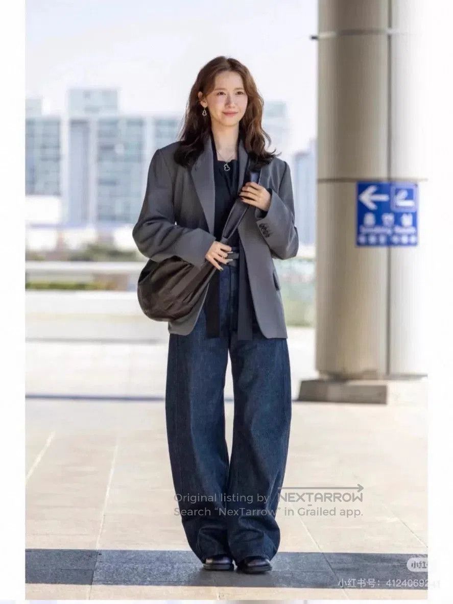 Lemaire LEMAIRE Women's Indigo Denim High. Size 37" - 1 Thumbnail