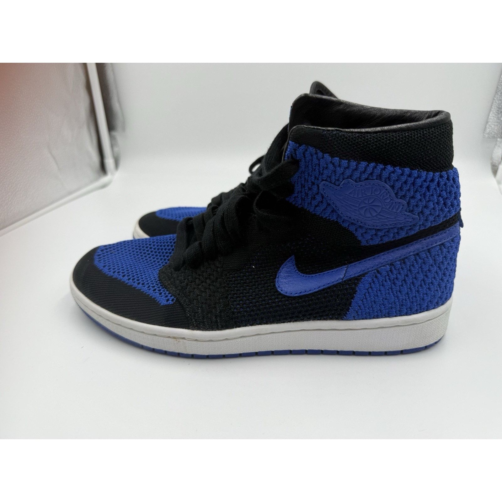 Jordan Brand Size 8.5 - Air Jordan 1 Retro OG Flyknit High Royal Size US 8.5 / EU 41-42 - 2 Thumbnail