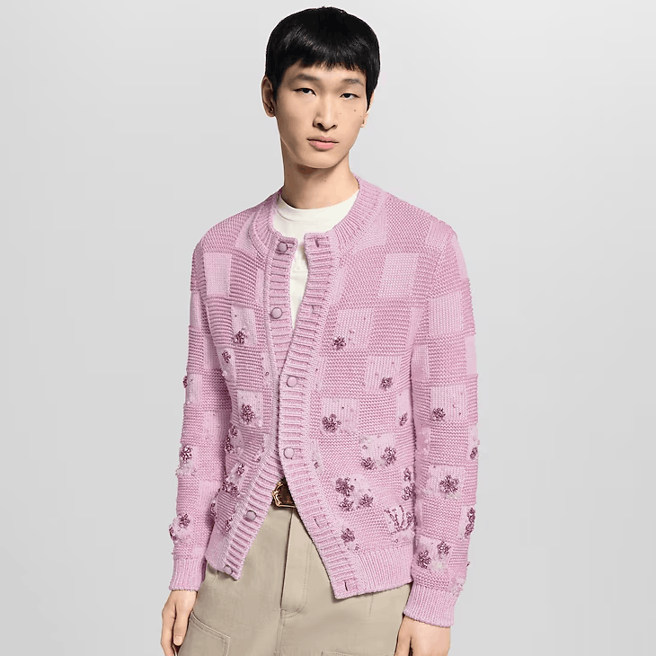 Louis Vuitton Damier Embroidered Cardigan Size US S / EU 44-46 / 1 - 2 Thumbnail