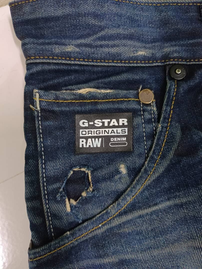 G-Star G Star Original Raw Italy Arc Loose Tapered Denim Jeans Size US 30 / EU 46 - 4 Thumbnail