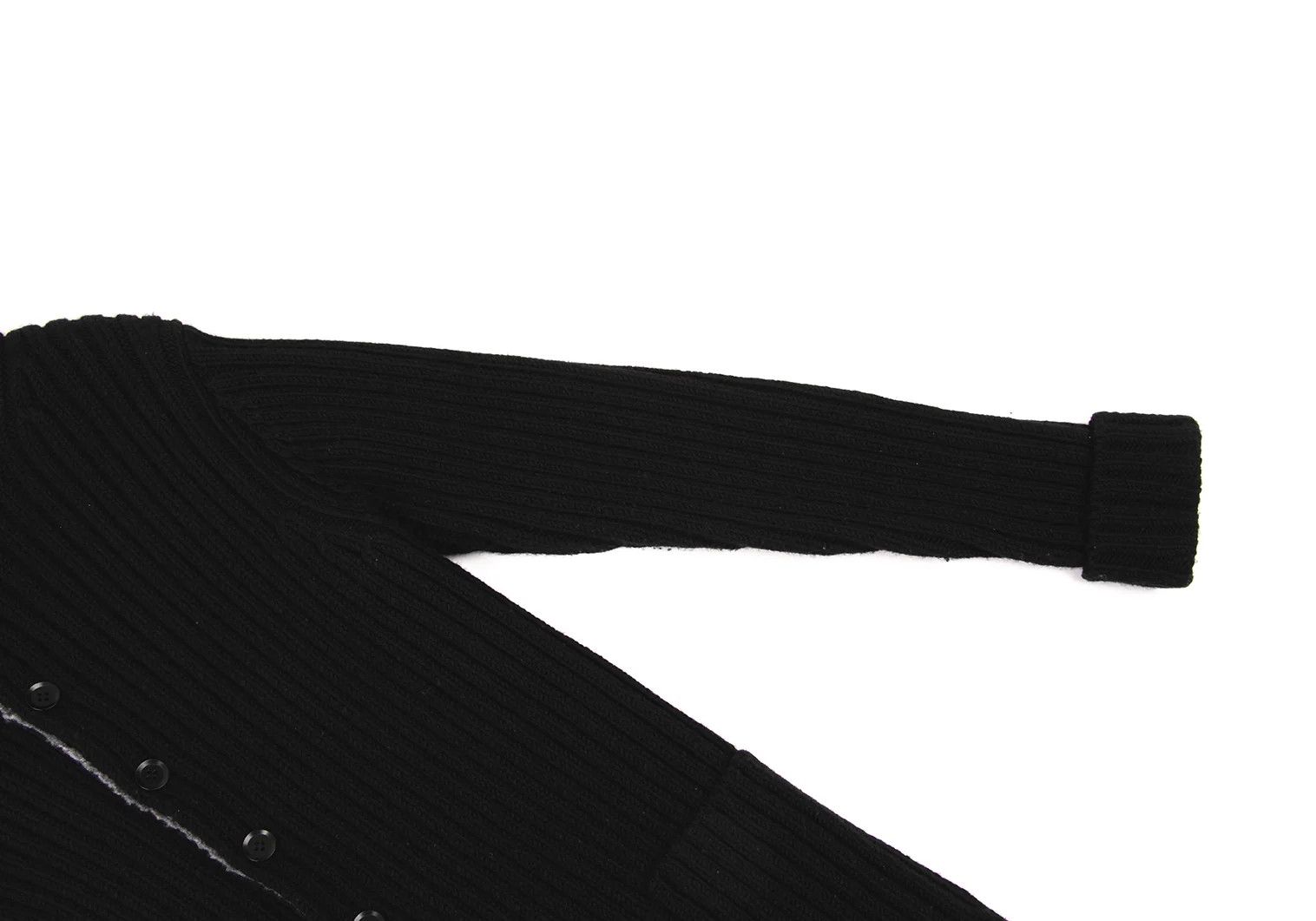 Yohji Yamamoto Yohji Yamamoto Knit Jacket in Black Size US L / EU 52-54 / 3 - 8 Thumbnail