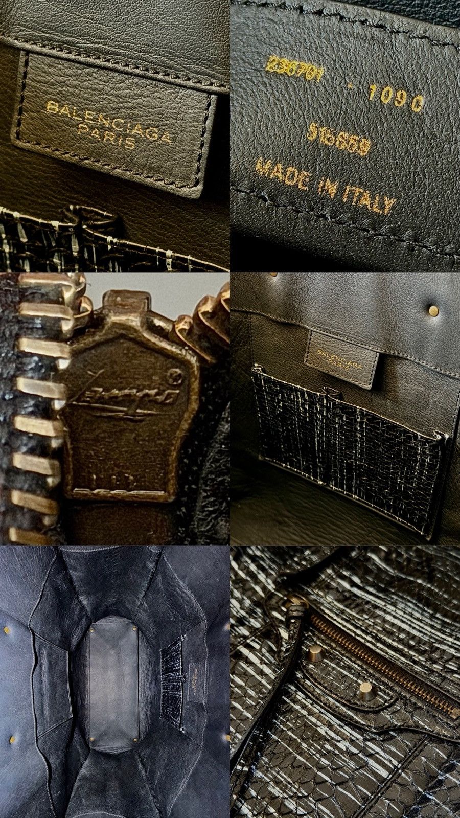 Balenciaga Balenciaga - 2000's - Python A4 - Papier Tote Bag Size ONE SIZE - 25 Thumbnail