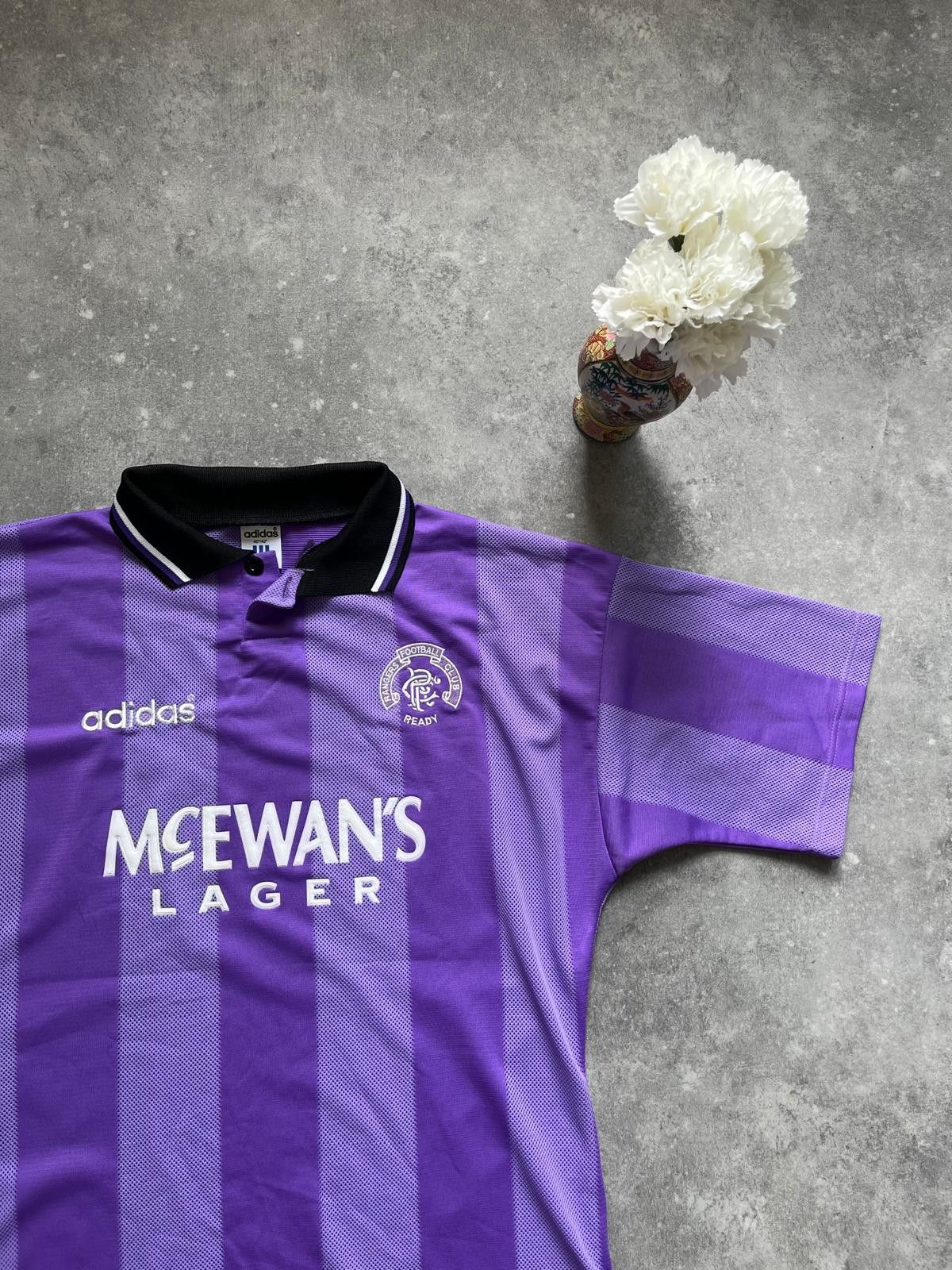 Adidas × Vintage Vintage Adidas Glasgow Rangers Football Club Third 96/97 Size US XL / EU 56 / 4 - 2 Thumbnail