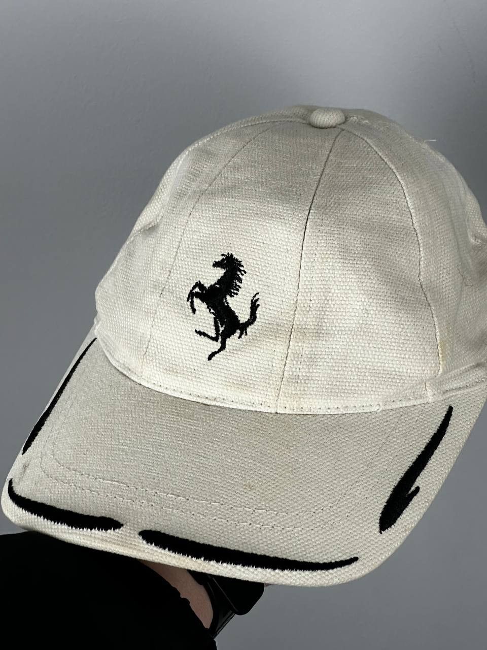 Ferrari Vintage Ferarri Embroidery F-1 Racing Cap Os Size ONE SIZE - 4 Thumbnail