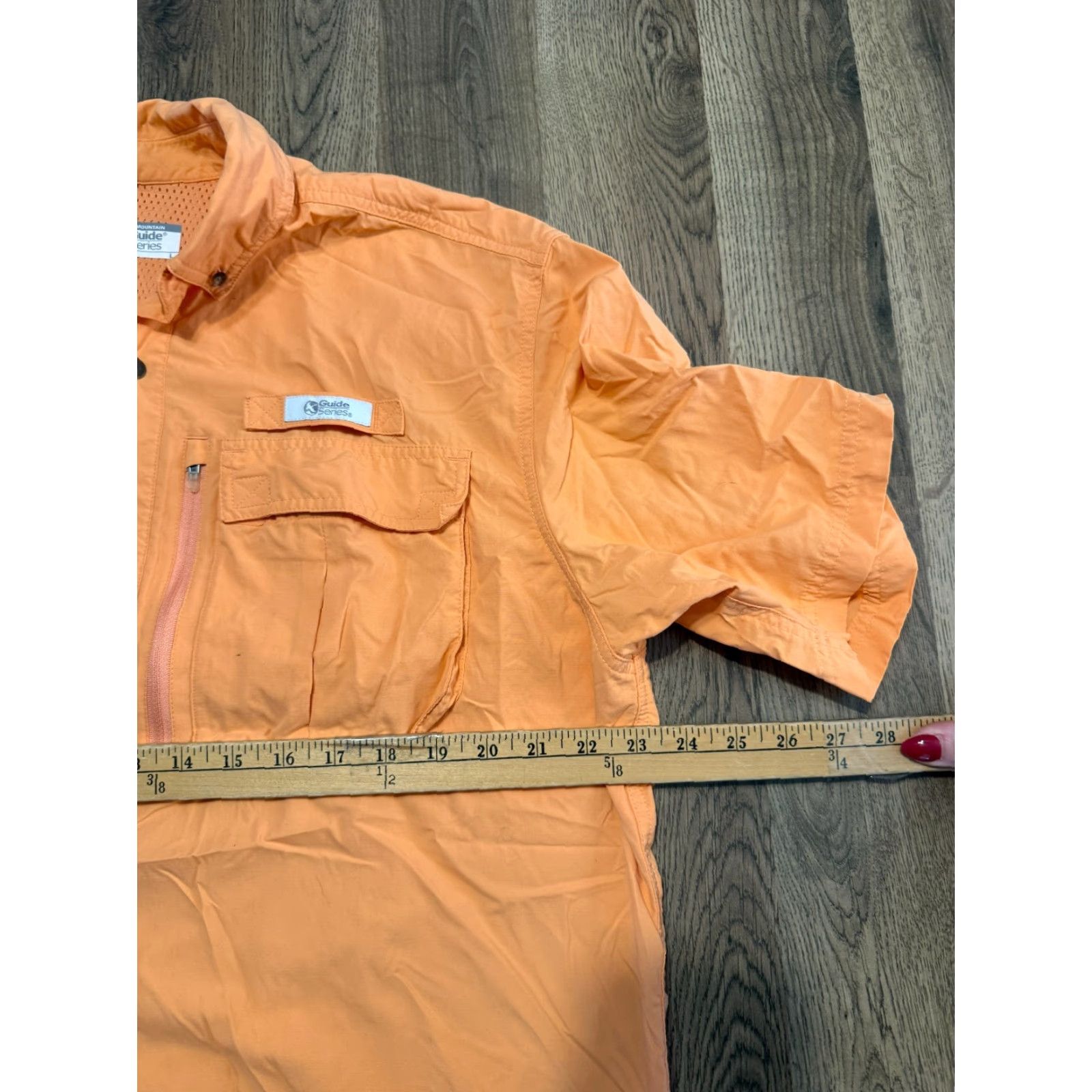 Vintage Gander Mountain Guide Series Shirt Men's Large Orange Short-Sleeve Button-Up Shirt Size US L / EU 52-54 / 3 - 7 Thumbnail