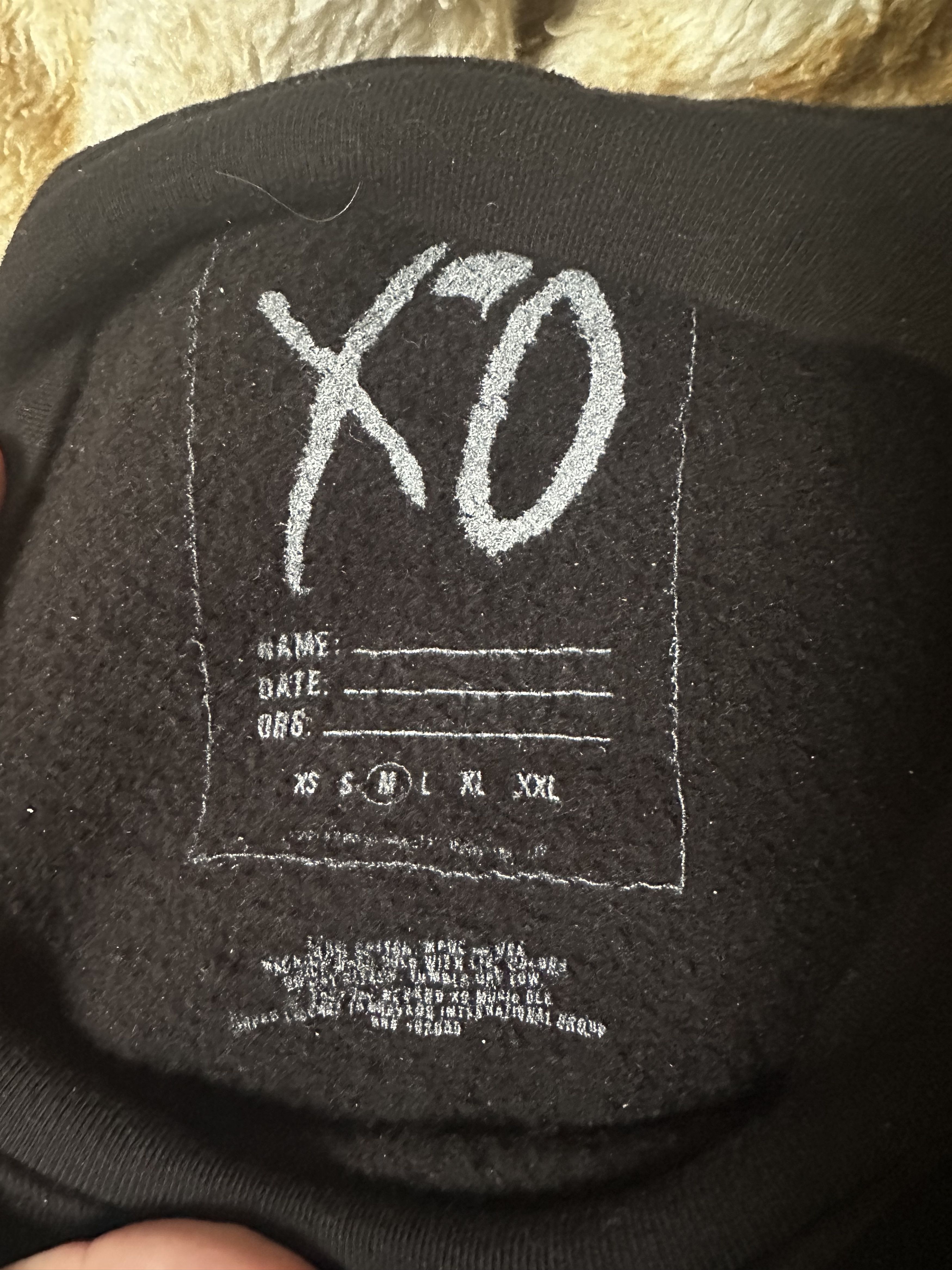 image of The Weeknd Trilogy 10 Year Anniversary Black Sweater, Men's (Size Medium)