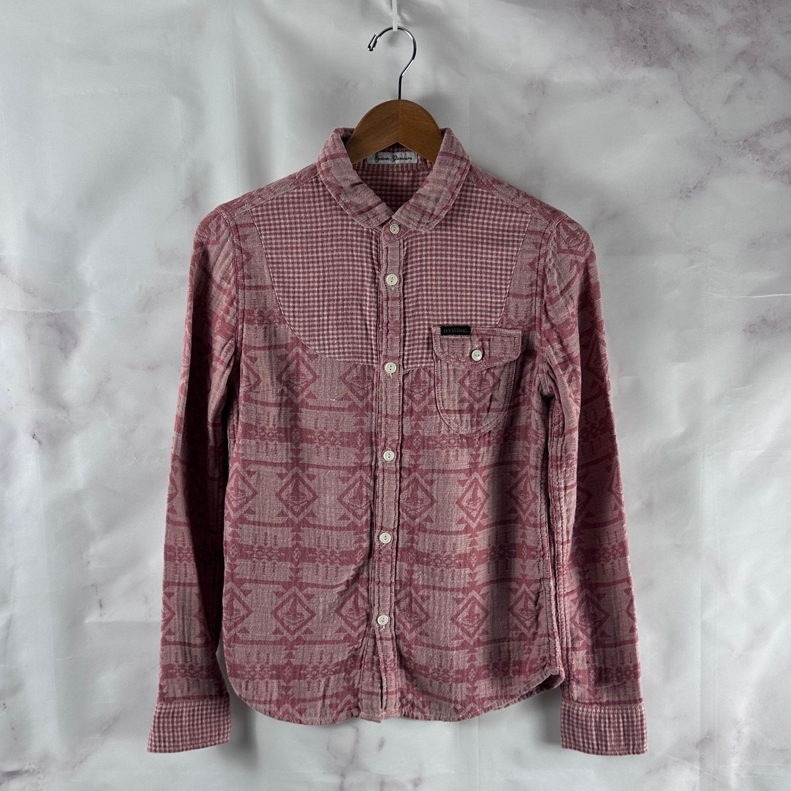 Hysteric Glamour Pink Western Button-Up Size S / US 4 / IT 40 - 1 Thumbnail