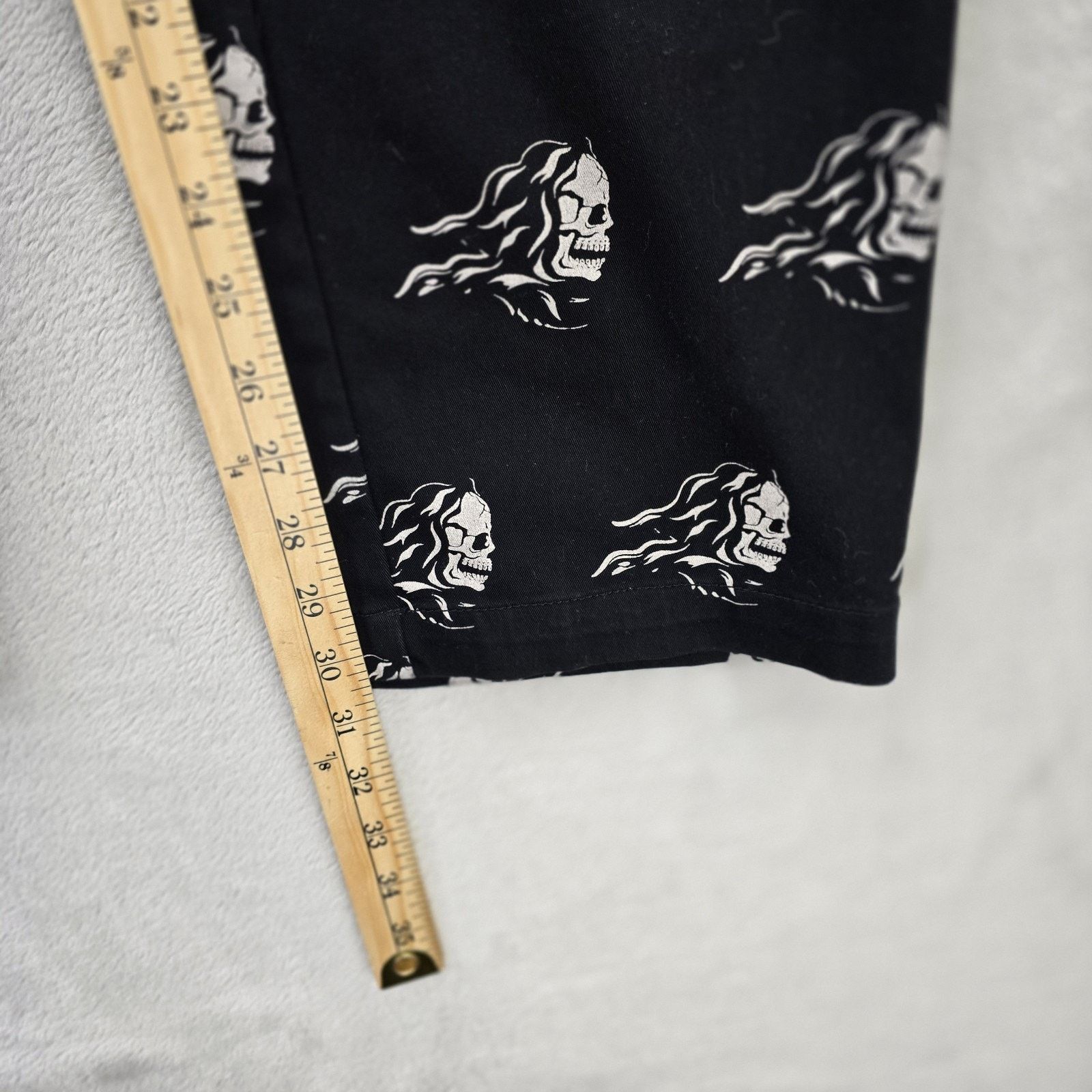 Vans Vans Chino Skater Pants 33 (Fits 34x30) Skulls Reaper AOP Size US 33 - 10 Thumbnail