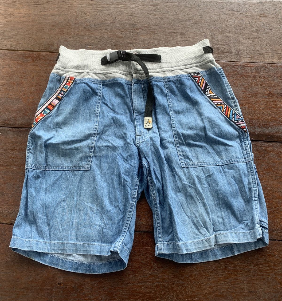 go slow caravan Go slow caravan navajo knitted carpenter shorts Size US 35 - 2 Thumbnail
