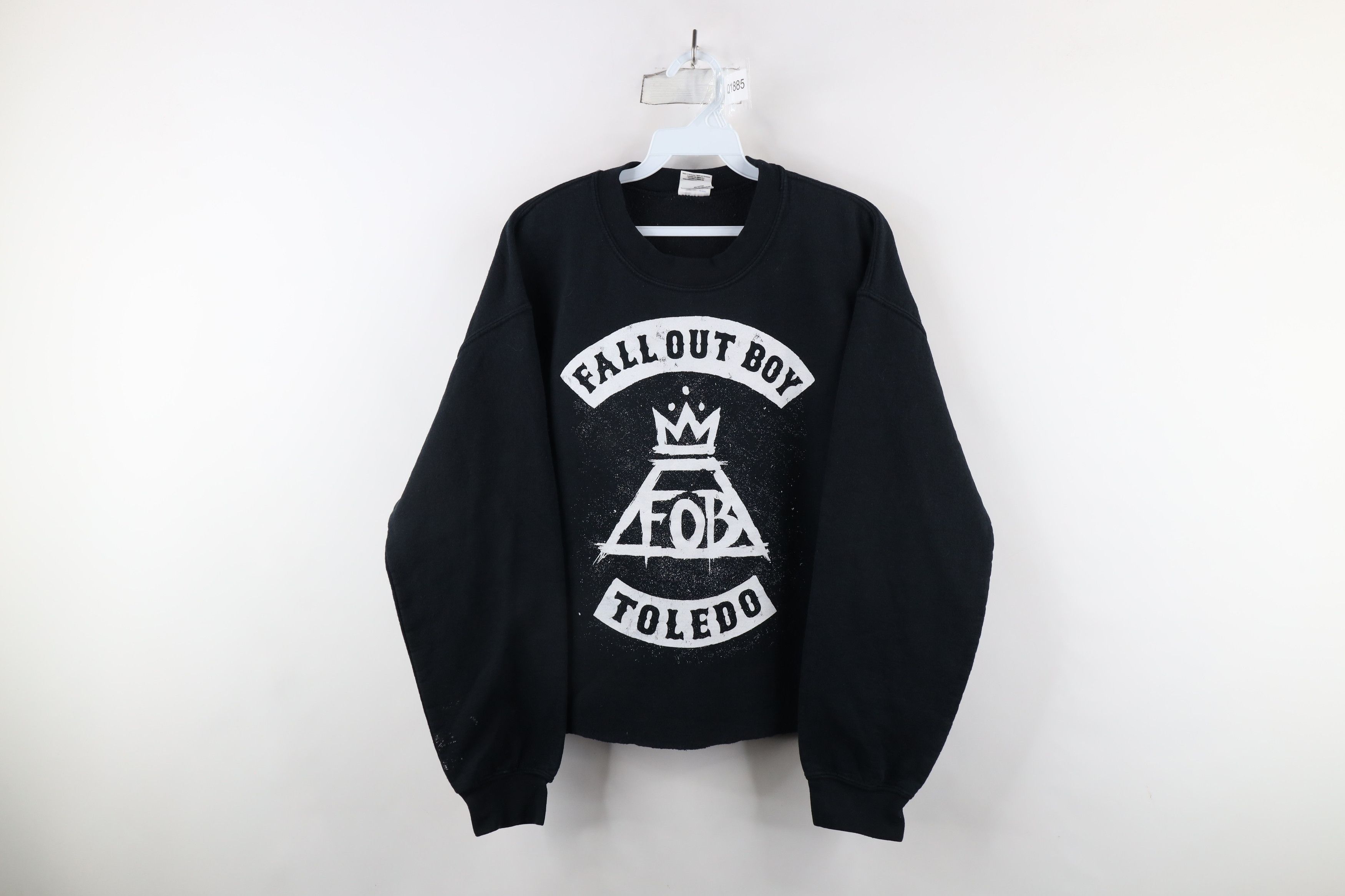 Vintage Vintage Y2K 2014 Mounmentour Out Boy Band Sweatshirt Black Size L / US 10 / IT 46 - 1 Thumbnail