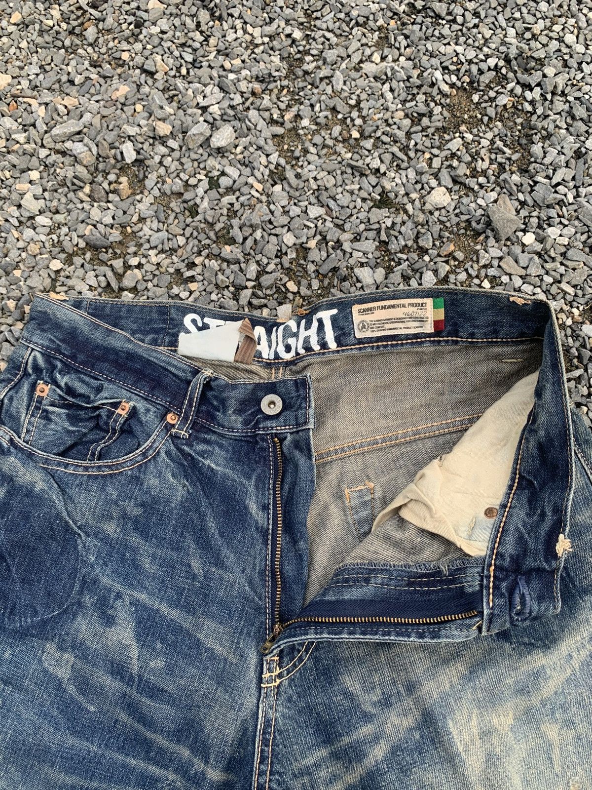 Kapital SCANNER FUNDAMENTAL CLAWMARK SELVEDGE JAPANESE RUSTY DENIM Size US 32 / EU 48 - 18 Thumbnail