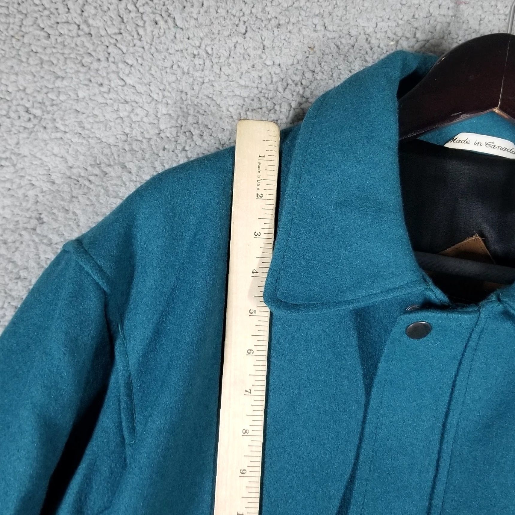 Eddie Bauer VINTAGE Eddie Bauer Jacket Mens M Teal Wool Blend Bomber 1990s Casual Mens Size US M / EU 48-50 / 2 - 4 Thumbnail