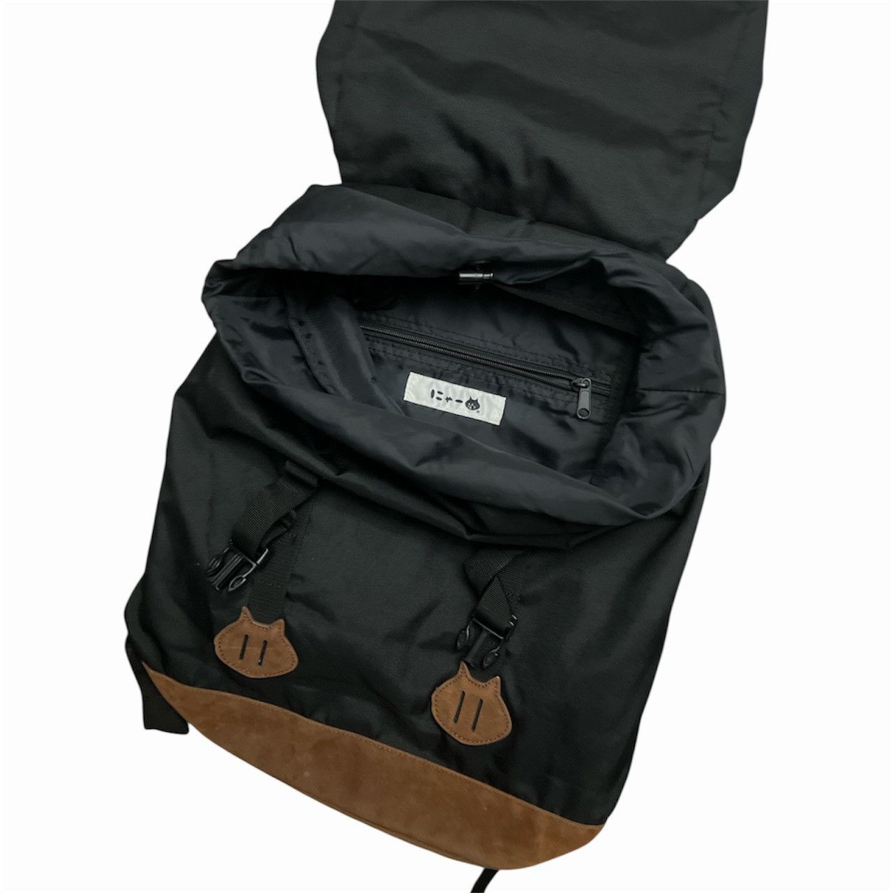 Ne-Net Ne-net Black/Brown Nya Cat Ears Rucksack Backpack Size ONE SIZE - 4 Thumbnail