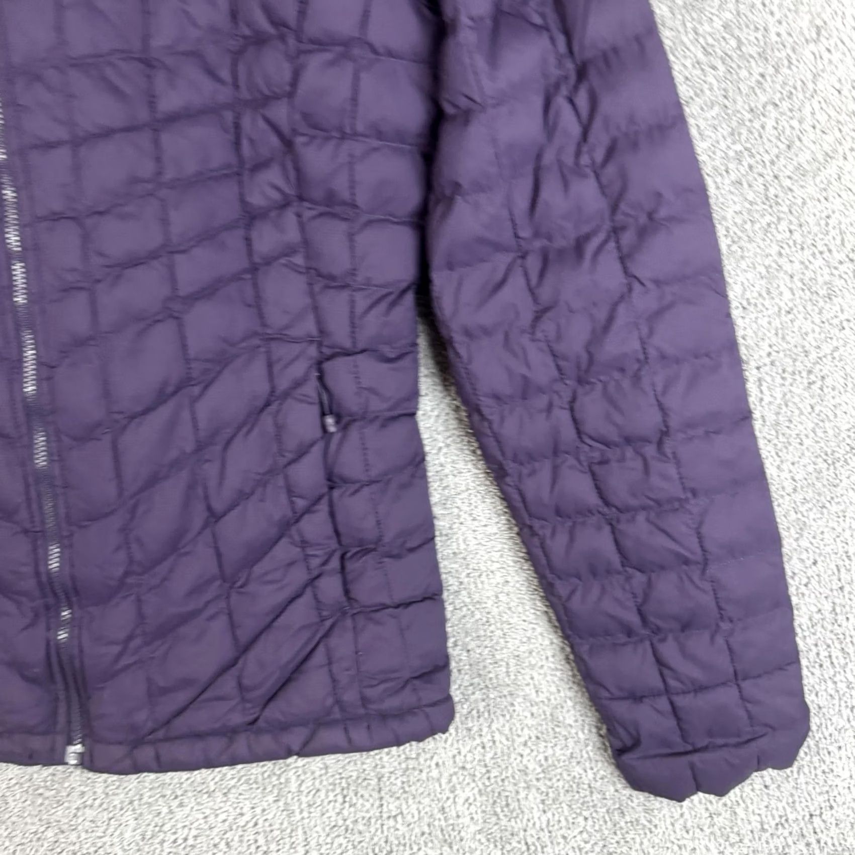 The North Face The North Face ThermoBall Jacket Womens S Purple Quilted Full Zip Insulated Size S / US 4 / IT 40 - 3 Thumbnail