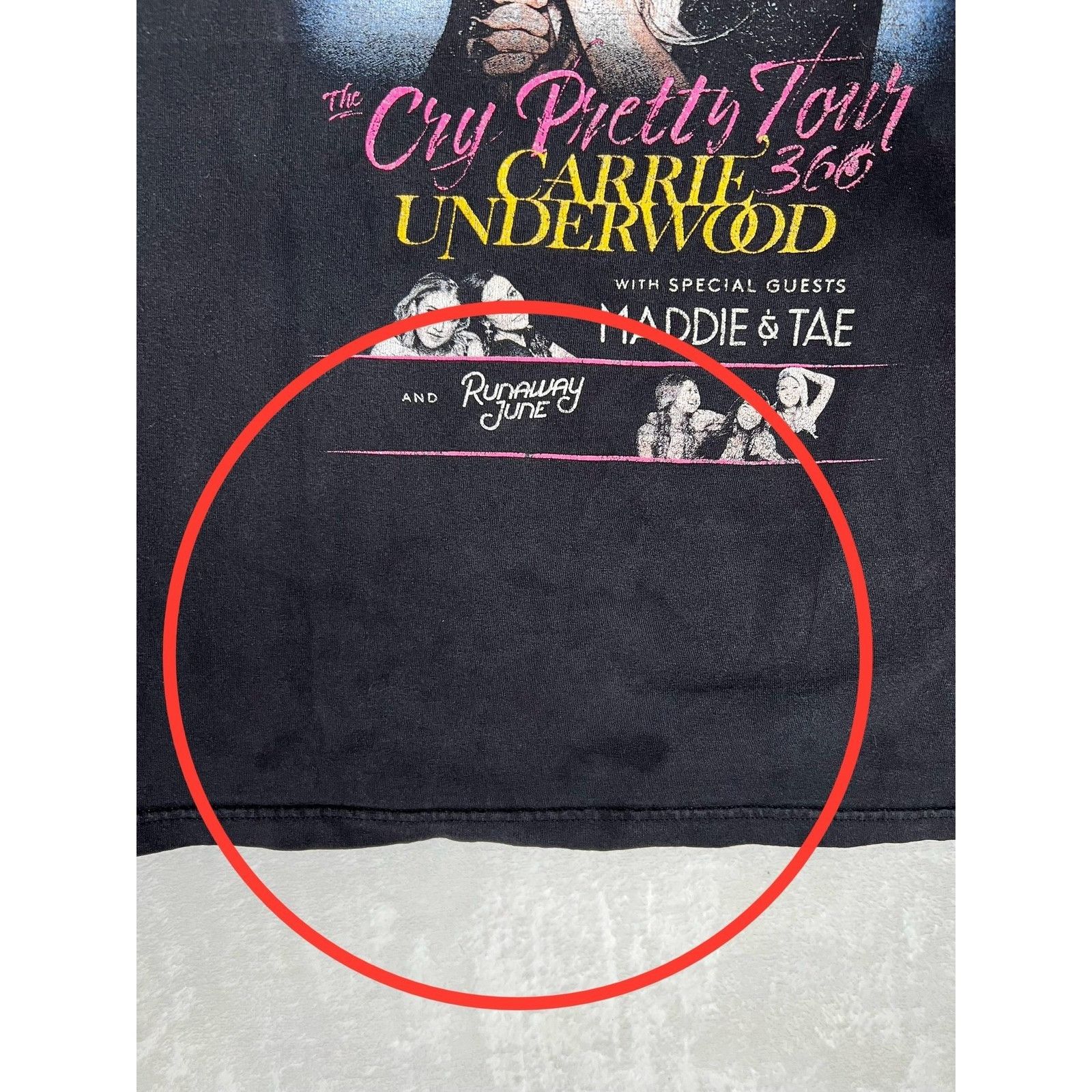Other Carrie Underwood Cry Pretty 360 Tour Shirt Mens Large Black Size US L / EU 52-54 / 3 - 5 Thumbnail