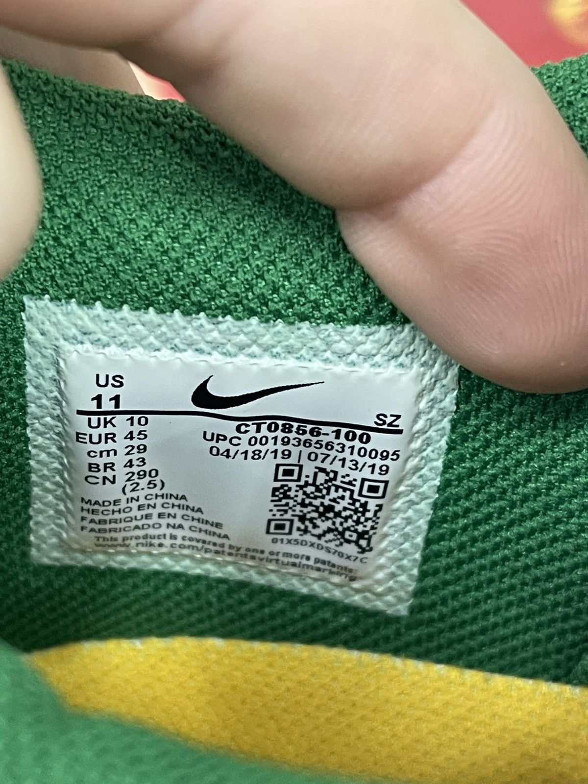 Nike × Off-White Size 11 - Nike Dunk Low Off White Pine Green Size US 11 / EU 44 - 10 Thumbnail
