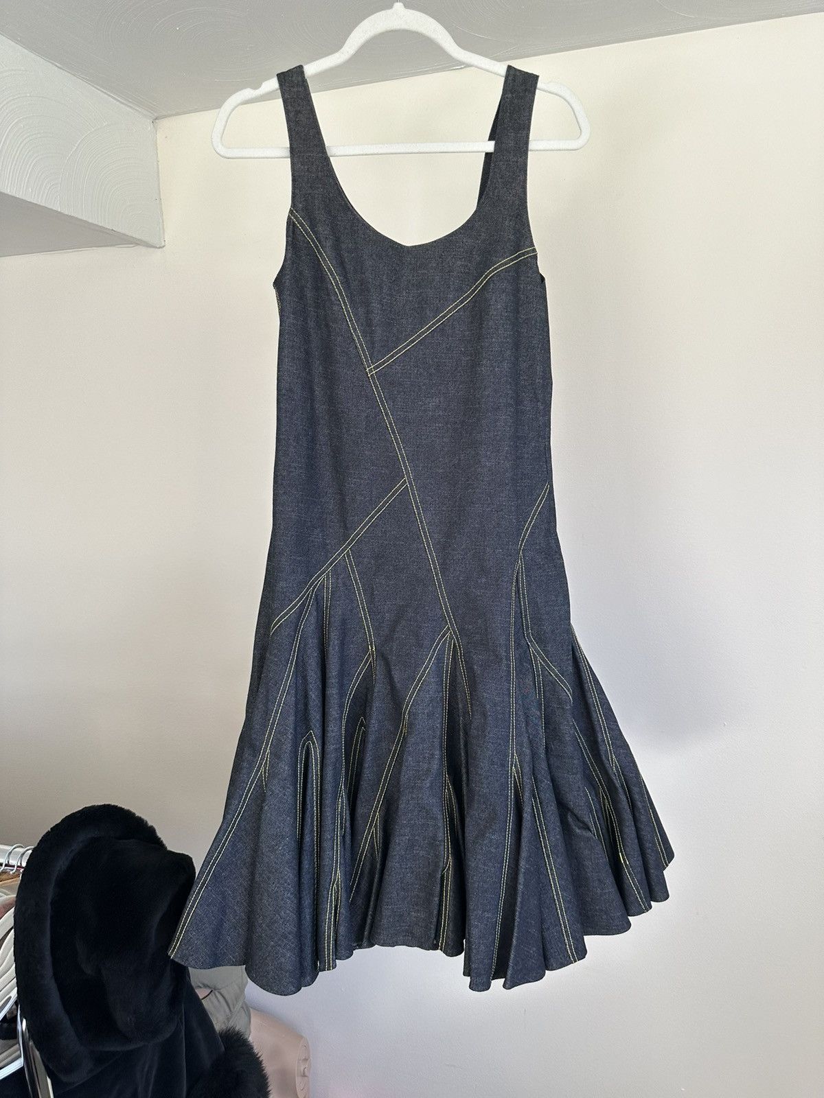 Hussein Chalayan Archive Hussein Chalayan Spring 2000 Denim Dress Size S / US 4 / IT 40 - 2 Thumbnail