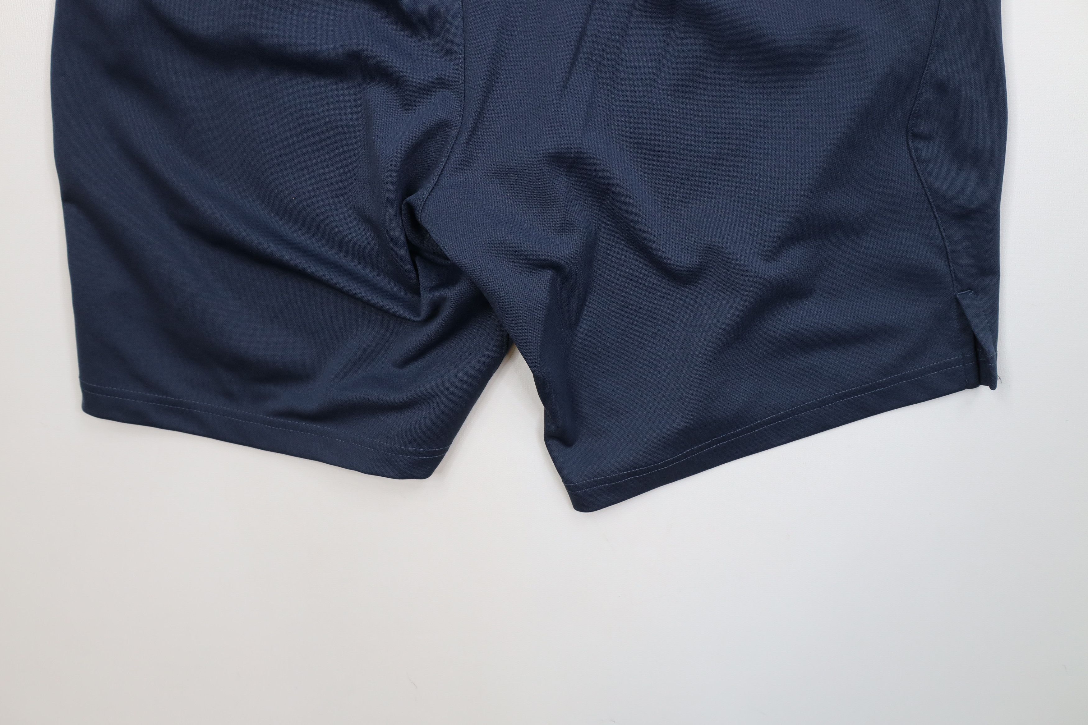 Nike Vintage Y2K Nike Big Swoosh Knit Training Shorts Steel Blue Size US 34 / EU 50 - 11 Thumbnail