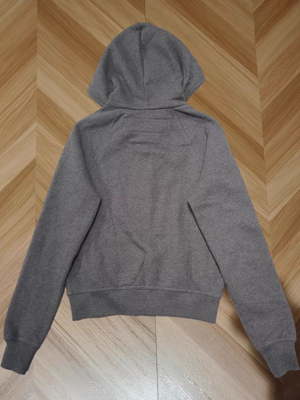 Burberry BURBERRY Gray Hooded Jacket XS Red Check Lining Size XS / US 0-2 / IT 36-38 - 2 Thumbnail