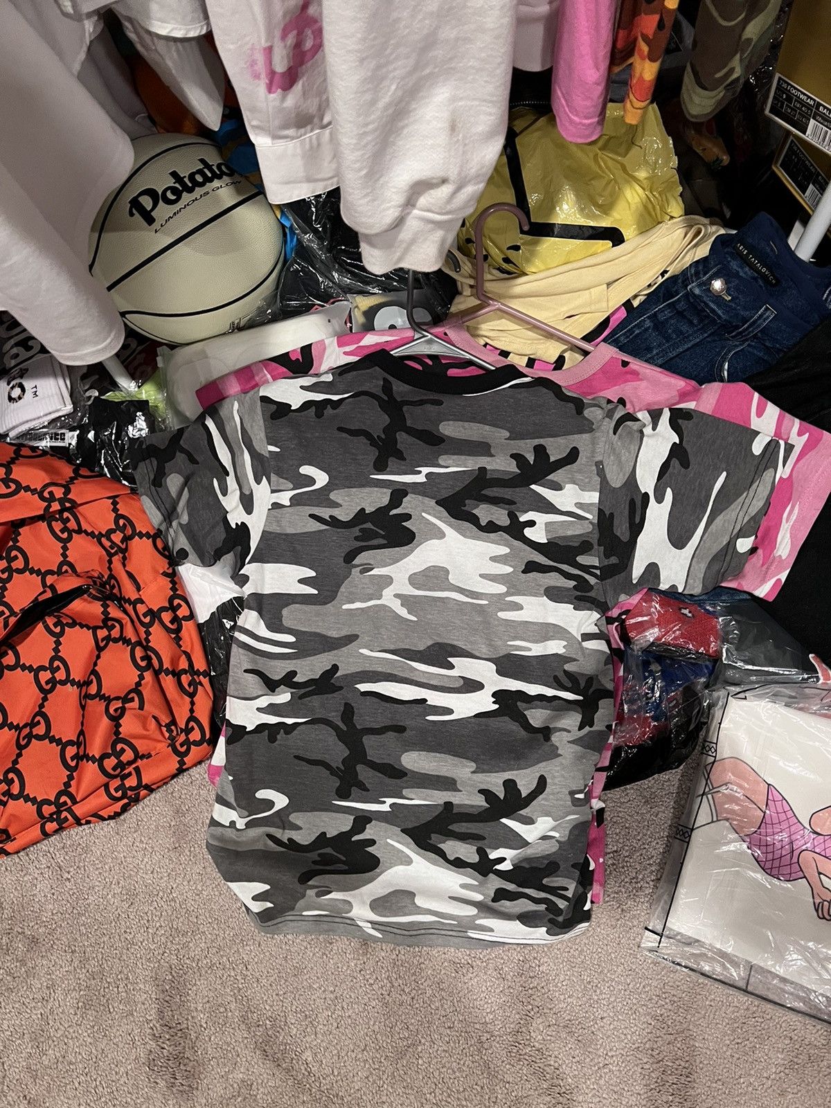 Asspizza × Marcel Zago Gospel Snow Camo Shirt | Marcel Zago | Asspizza Size US S / EU 44-46 / 1 - 4 Thumbnail