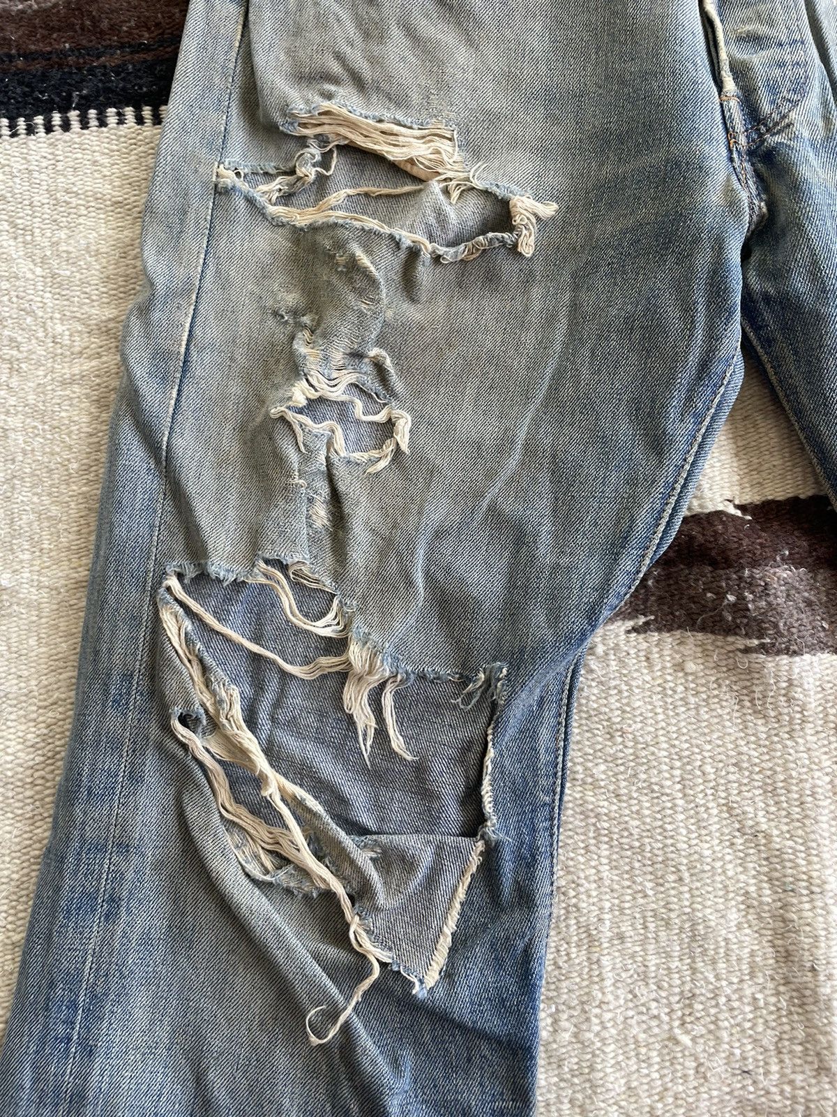 Levi's Vintage Levi’s 501 Big E selvage #6 distress Size US 30 / EU 46 - 5 Thumbnail
