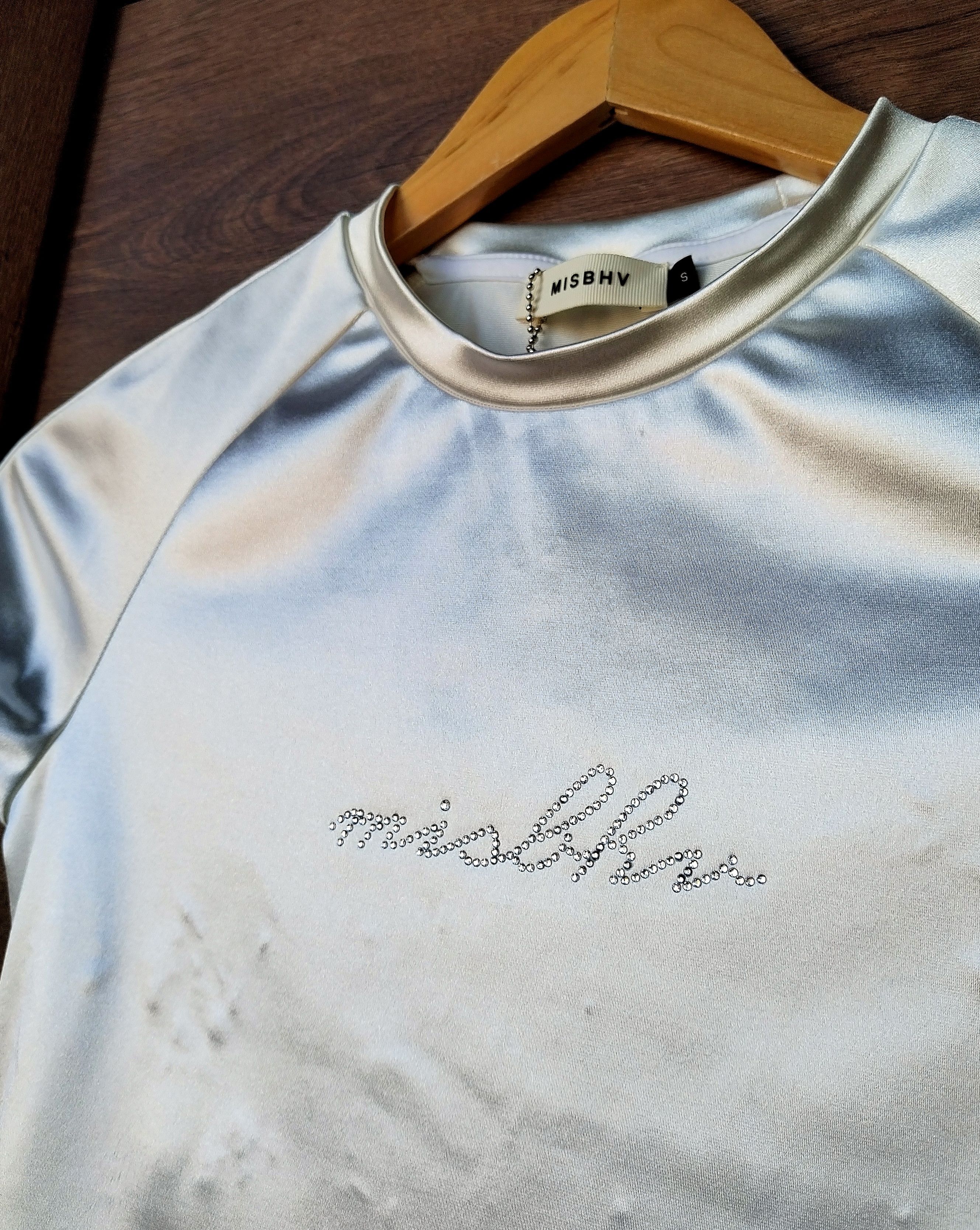 Misbhv Lustrous top w crystal logo Size S / US 4 / IT 40 - 14 Thumbnail