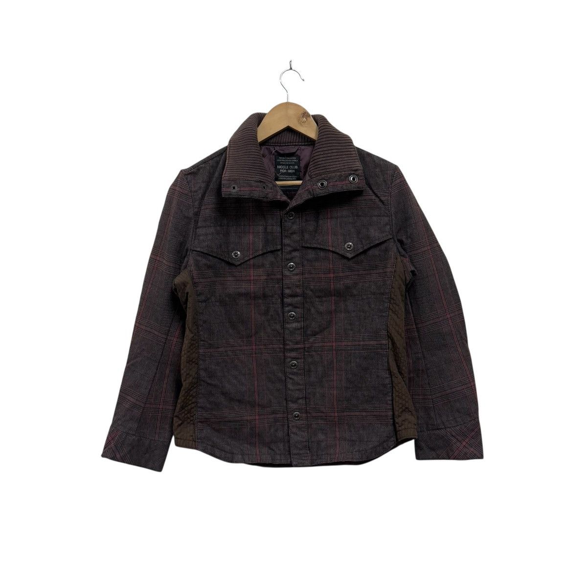 Nicole Club Nicole Club For Men Tartan Jacket Vkei Style Size US M / EU 48-50 / 2 - 1 Thumbnail