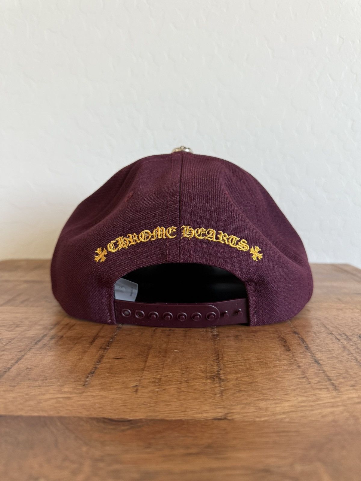 Chrome Hearts BASEBALL CH SNAPBACK BURGUNDY YELLOW Size ONE SIZE - 2 Thumbnail