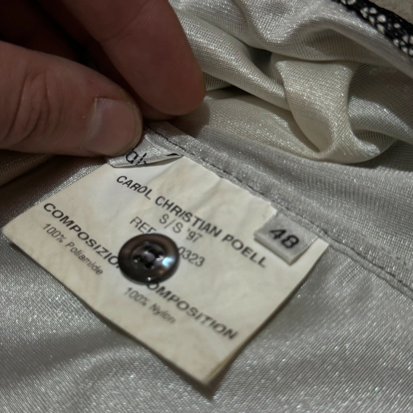Carol Christian Poell S/S 1997 Carol Christian Poell double layered shirt nylon Size US M / EU 48-50 / 2 - 9 Thumbnail
