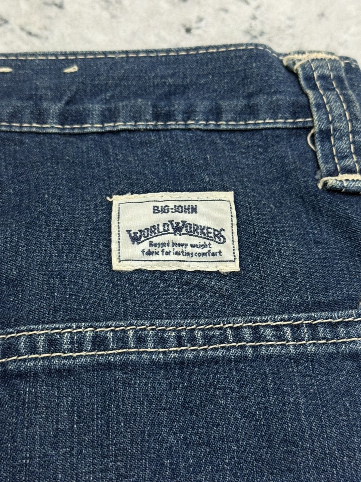Vintage Vintage Japan BIG JOHN Carpenter World Workers Denim Size US 26 / EU 42 - 16 Thumbnail