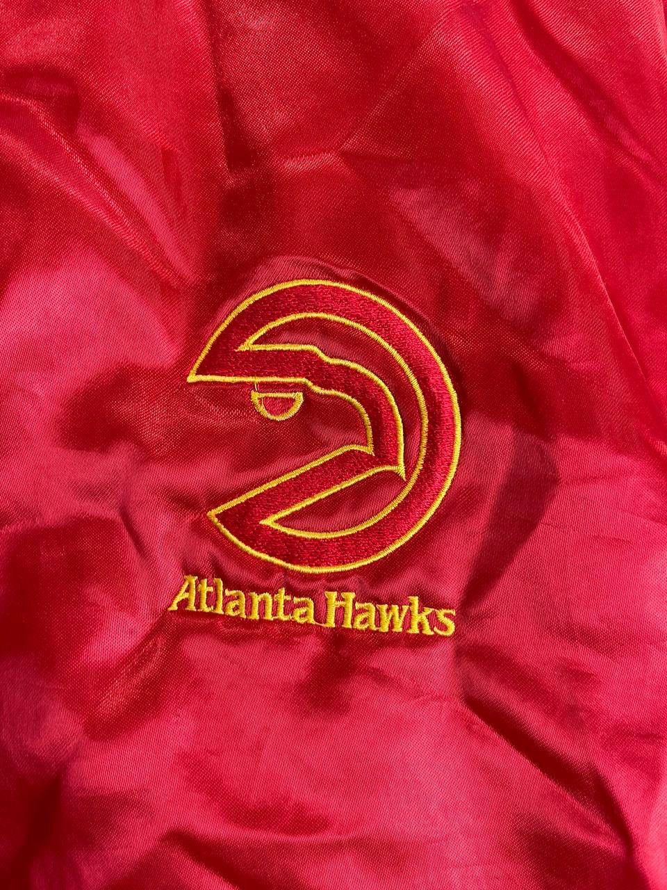 Swingster Vintage Atlanta Hawks Satin Jacket USA Made Size M Swings Size US M / EU 48-50 / 2 - 4 Thumbnail