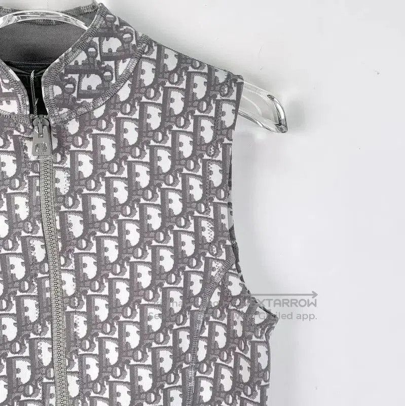 Dior Dior Gray Women's Mini Dress XXS . Size XXS / US 00 / IT 34 - 3 Thumbnail