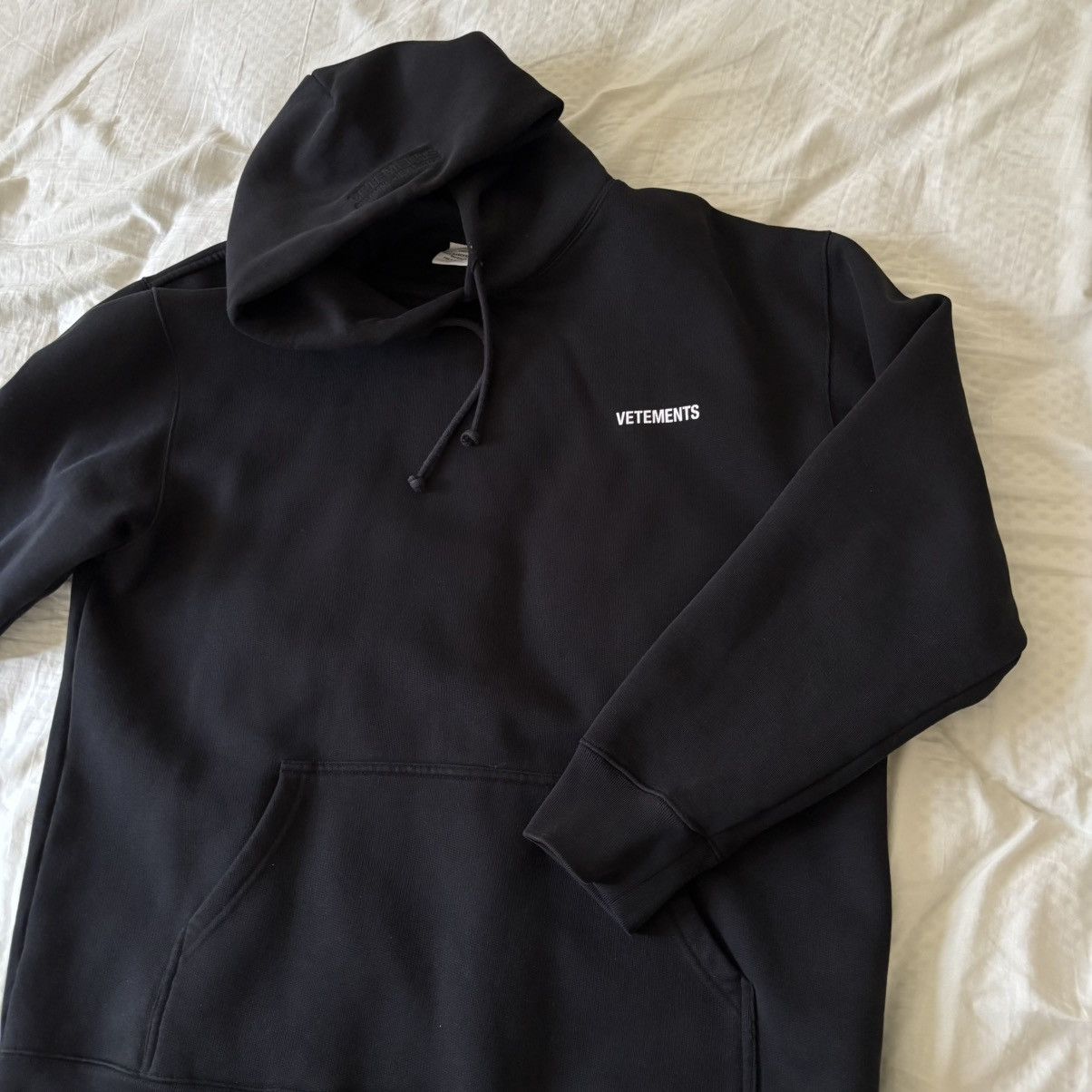 Vetements Vetements Russian Idol Oversized Black Hoodie