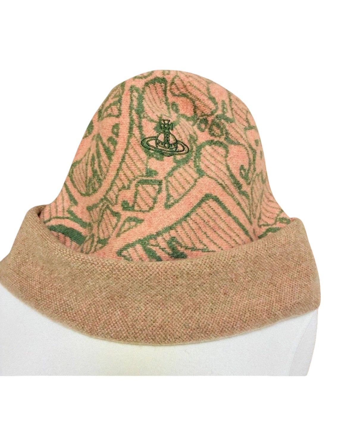 Vivienne Westwood Orb Embroidery Moon Bat Beanie Size ONE SIZE - 2 Thumbnail