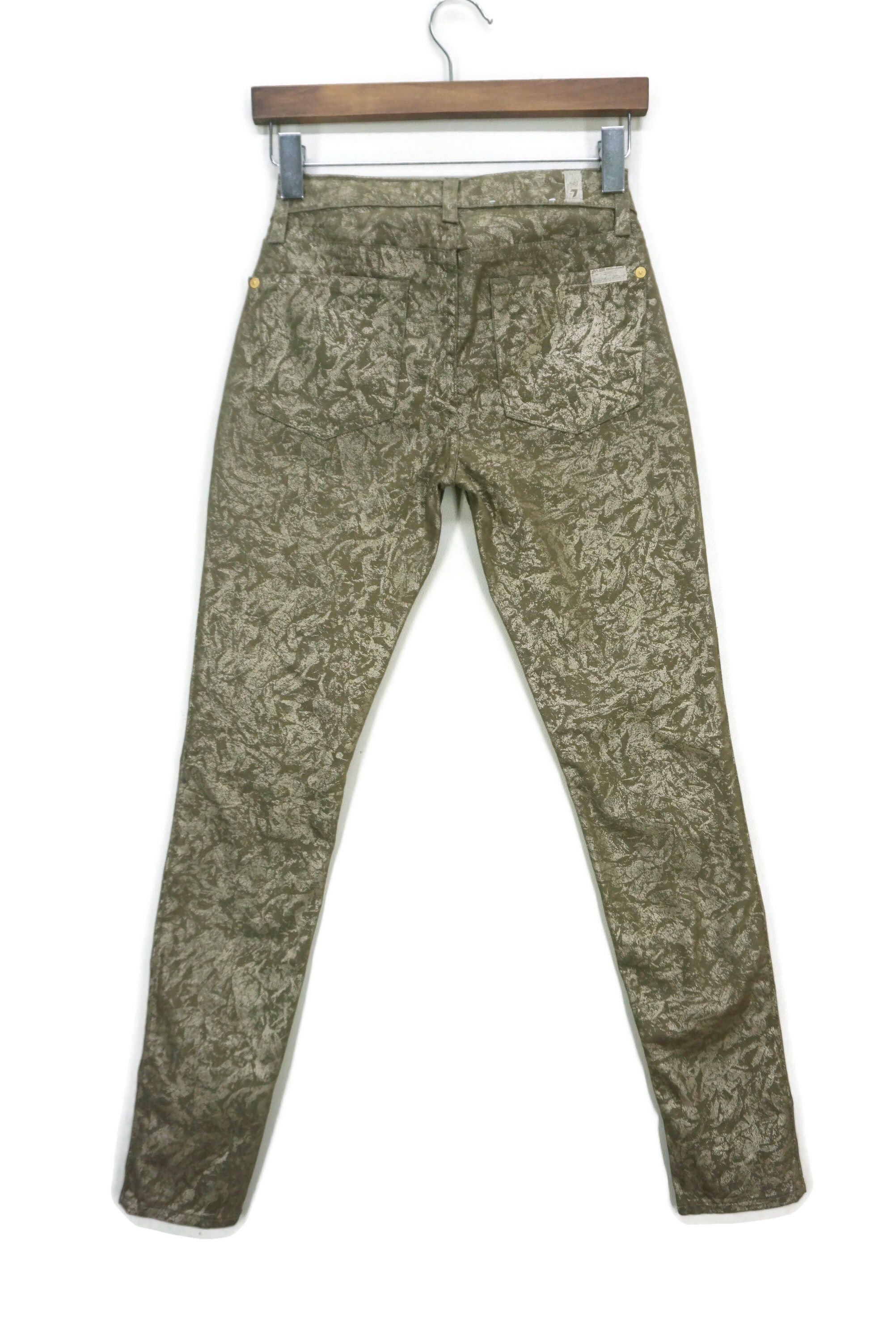 7 For All Mankind 7FAM Jeans Size 24 fit W27xL30 Low Rise Skinny Denim Size 24" / US 00 / IT 34 - 2 Thumbnail