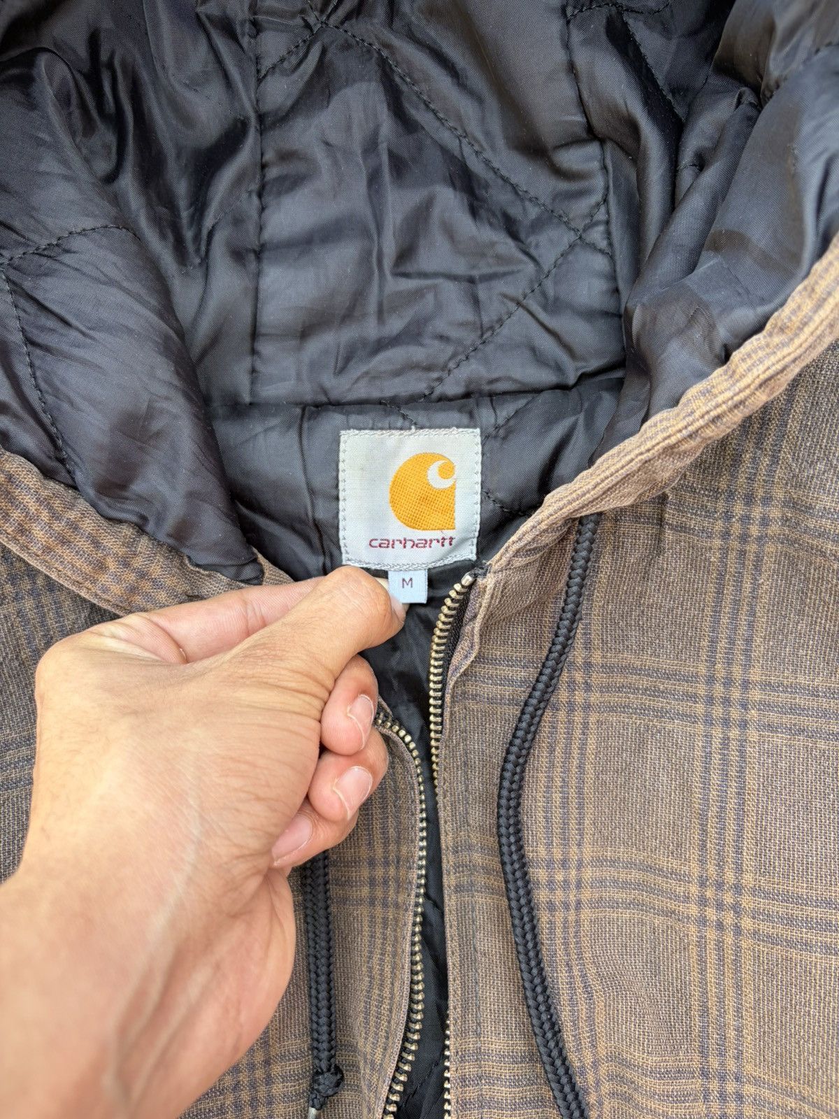 Carhartt Vintage 00s Sunfaded Carhartt Plaid Active Jacket Size US M / EU 48-50 / 2 - 8 Thumbnail