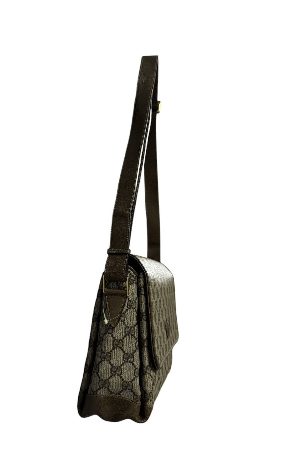 Gucci Vtg🔥Gucci Monogram GG Supreme Sling Bag Made In Italy Size ONE SIZE - 8 Thumbnail