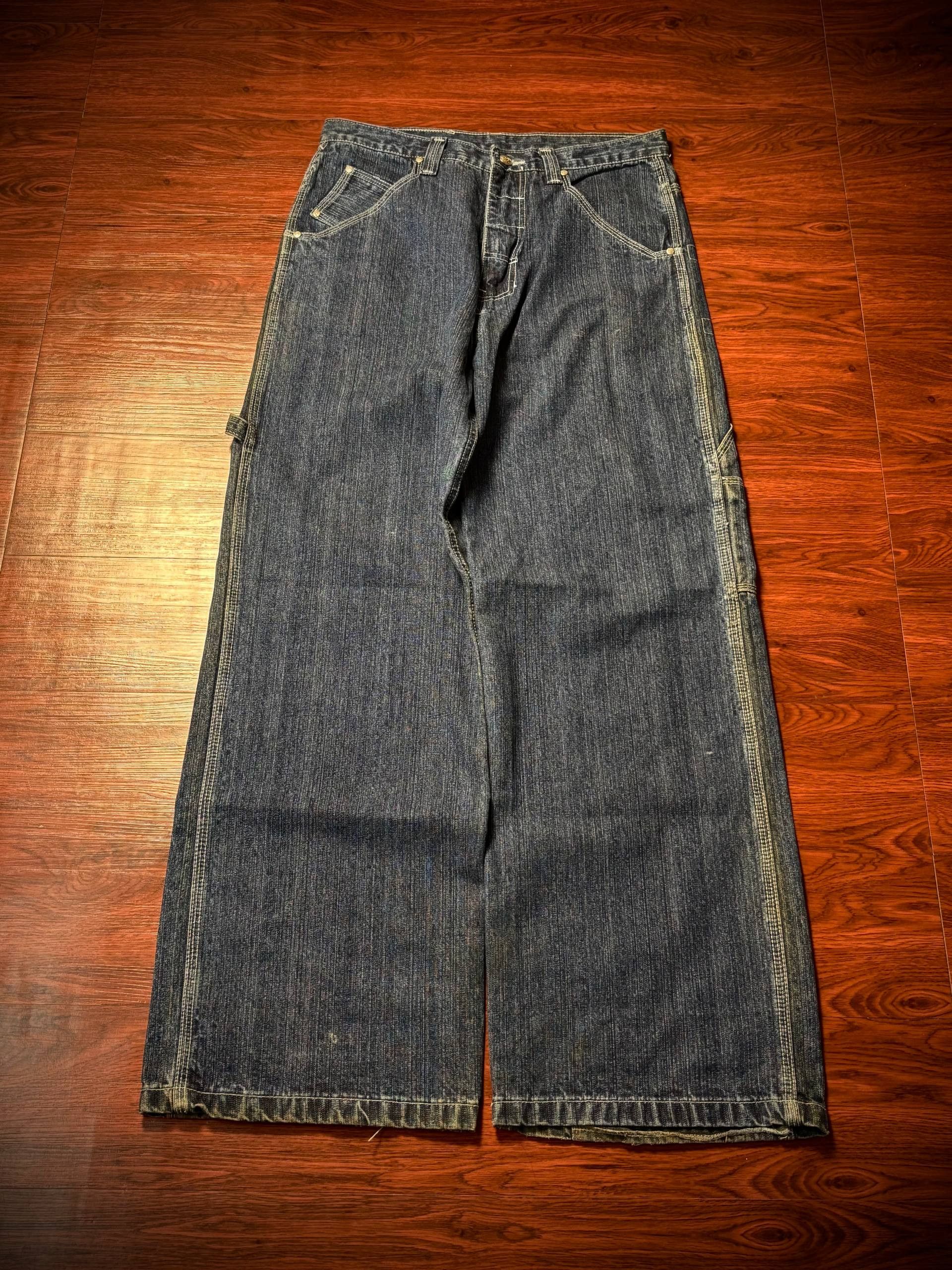 JNCO Vintage J&P Carpenter Like Jnco Style Denim Pants Size US 32 / EU 48 - 1 Thumbnail