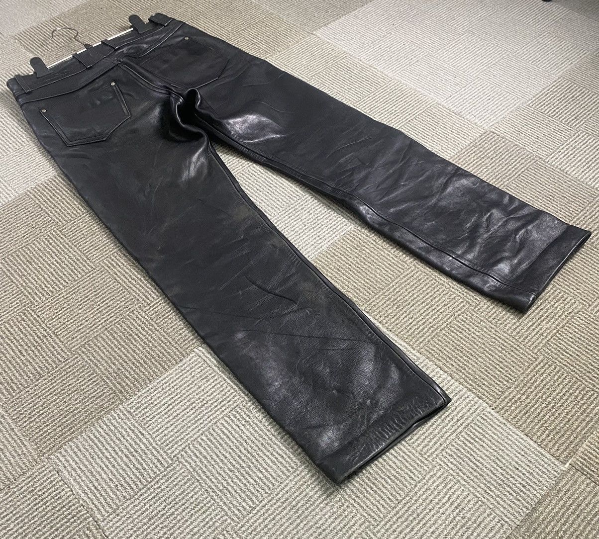 Harley Davidson Harley Davidson Cowhide Leather Pant Size US 29 - 4 Thumbnail