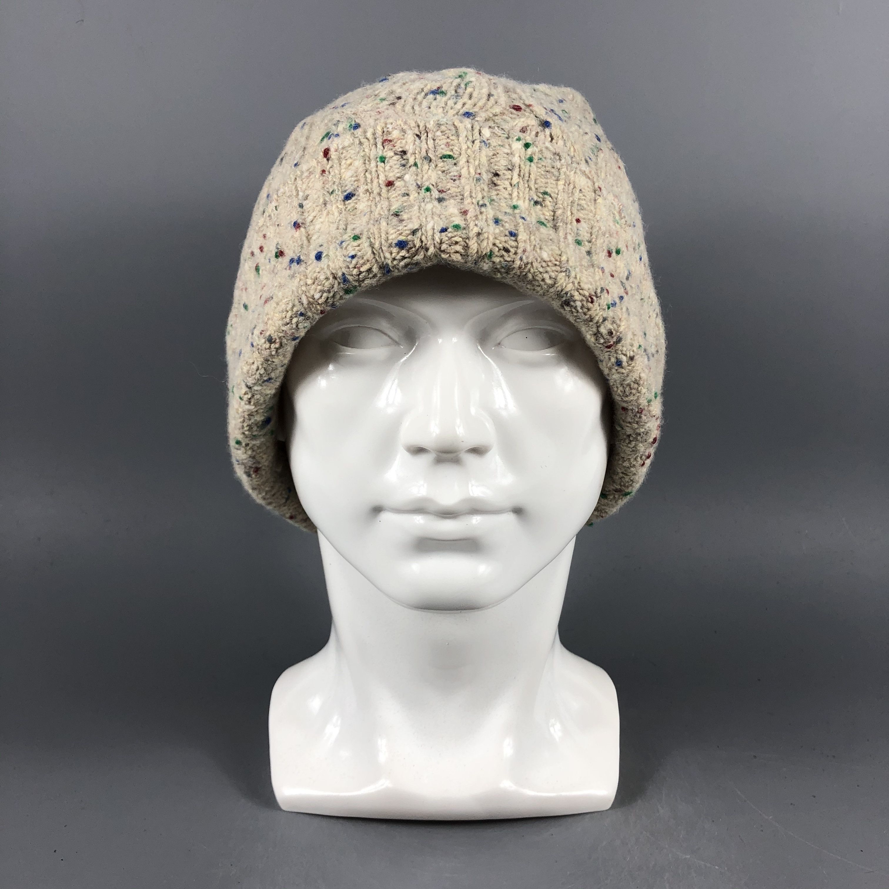 image of Vintage Unknown Cable Knit Pompom Beanie Snow Hat Snow Cap -D1296, Men's