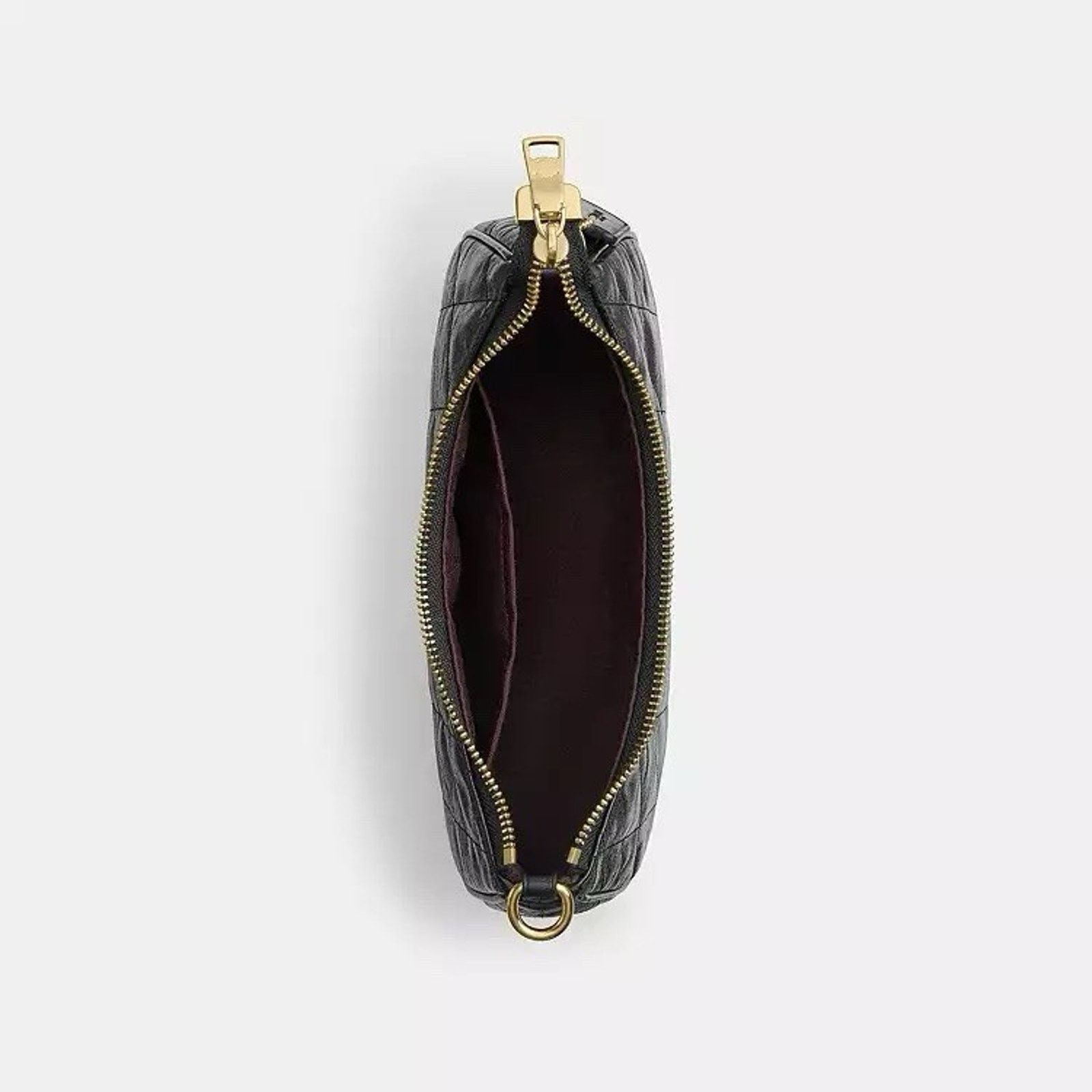 Coach NWT Coach CDY83 Teri Shoulder Bag Gold/Black Crinkle leather Size ONE SIZE - 14 Thumbnail