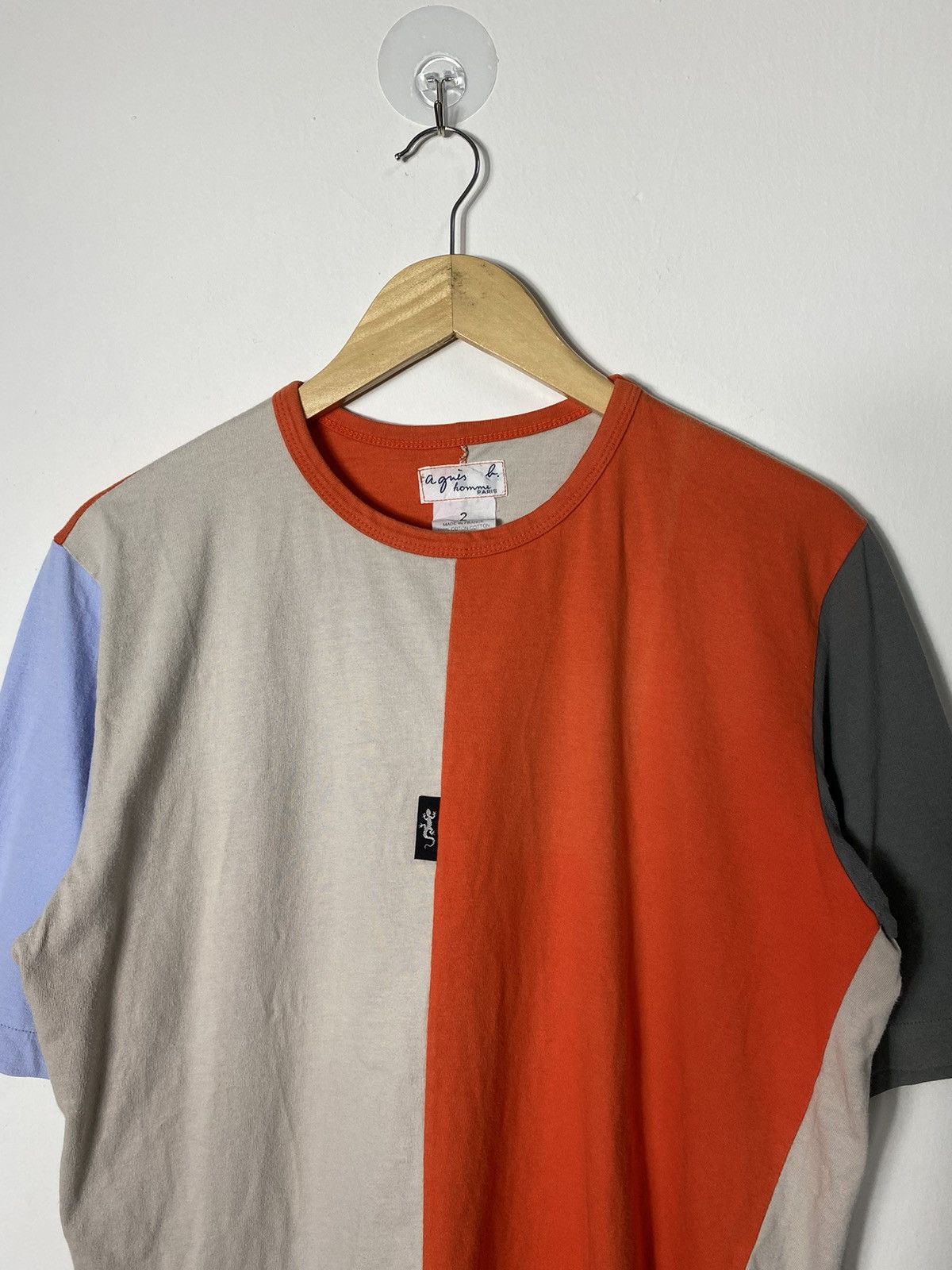 agnes b. Agnes B. Multicoloured T-shirt Size US M / EU 48-50 / 2 - 2 Thumbnail