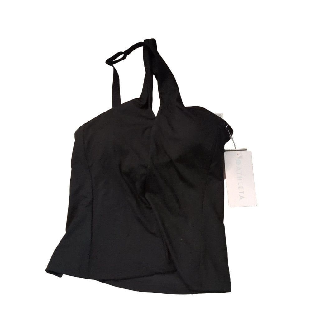 Athleta Athleta Black Crossed Tankini Size Small Size ONE SIZE - 2 Thumbnail