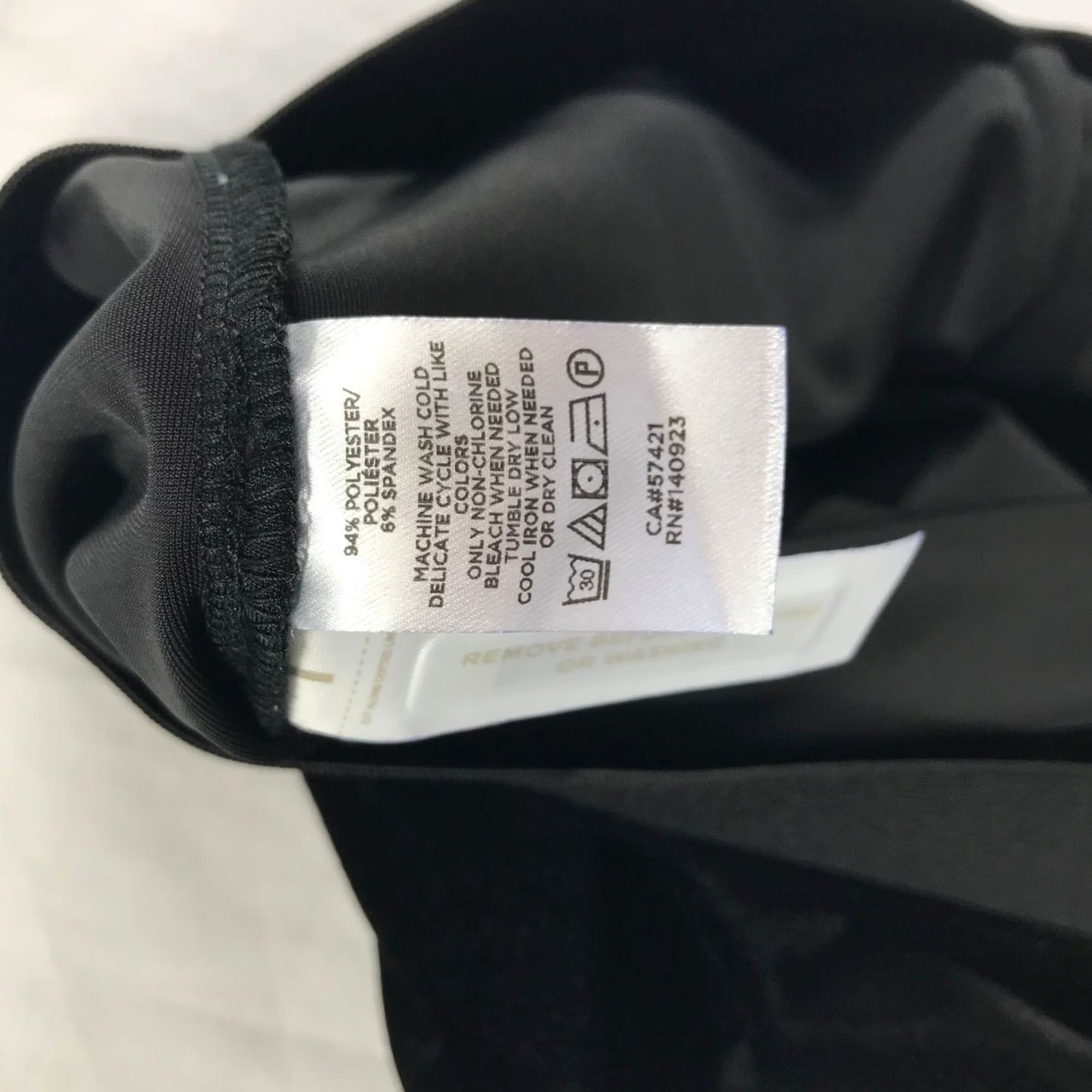 Loft LOFT Skirt Velvet Pencil Midi Black Size L Elastic Waist NEW 510996 Size 36" / US 14 / IT 50 - 6 Thumbnail