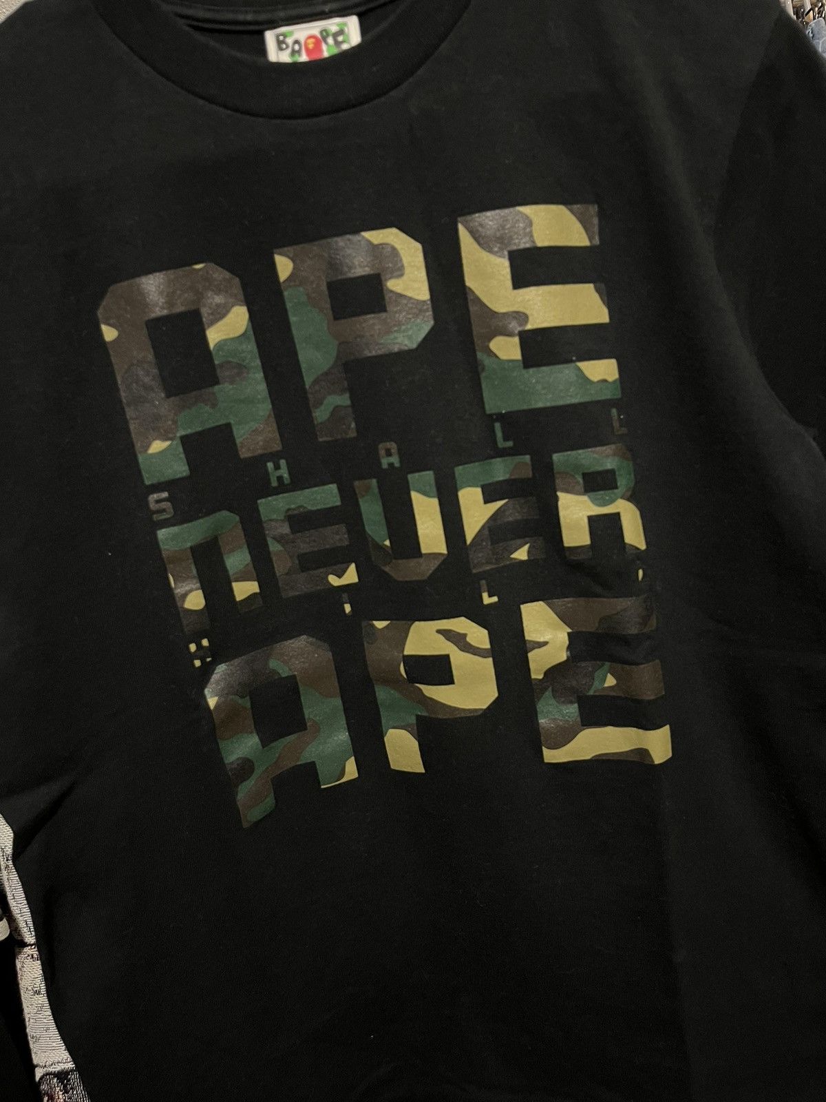 Bape Bape never kill ape Shirt Size US S / EU 44-46 / 1 - 2 Thumbnail