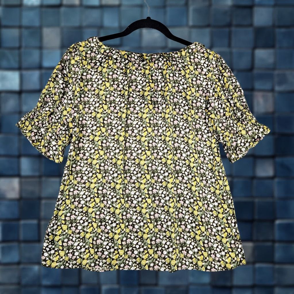 J.Crew J.CREW Shirt Womens XS Women Ruffle Sleeve Button Floral Printed Size Size XS / US 0-2 / IT 36-38 - 1 Thumbnail