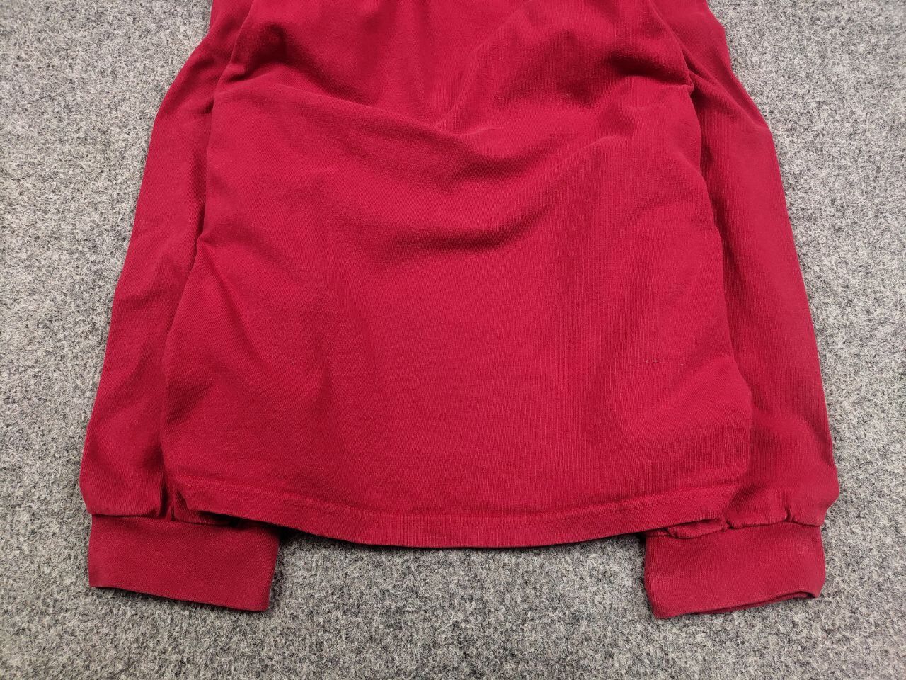Nike Vintage 90's Nike logo red Long Sleeve Mock Neck Made in USA Size US L / EU 52-54 / 3 - 9 Thumbnail
