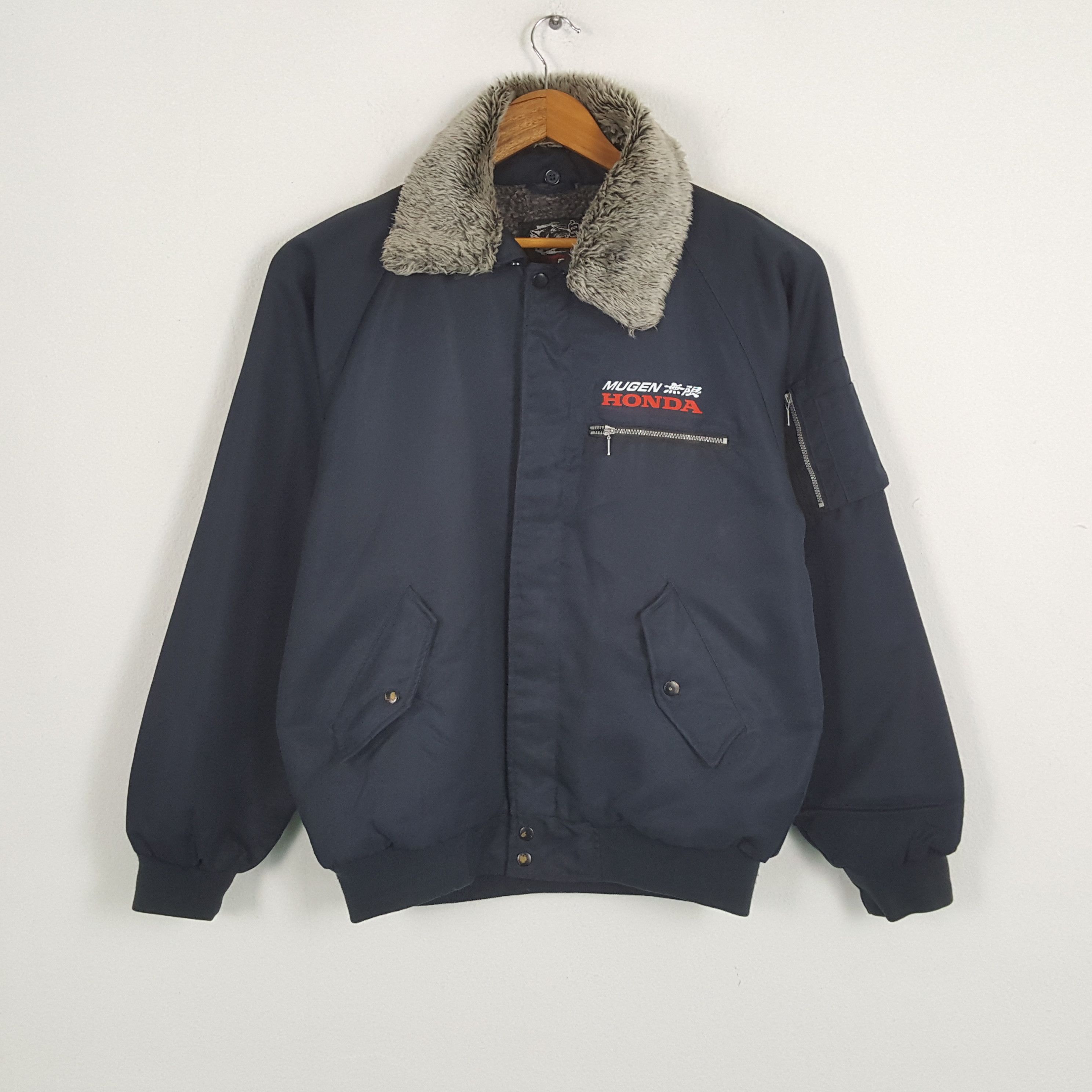 Honda × Vintage Vintage MUGEN HONDA Japanese Racing Team Custom Jacket Size US XL / EU 56 / 4 - 3 Thumbnail