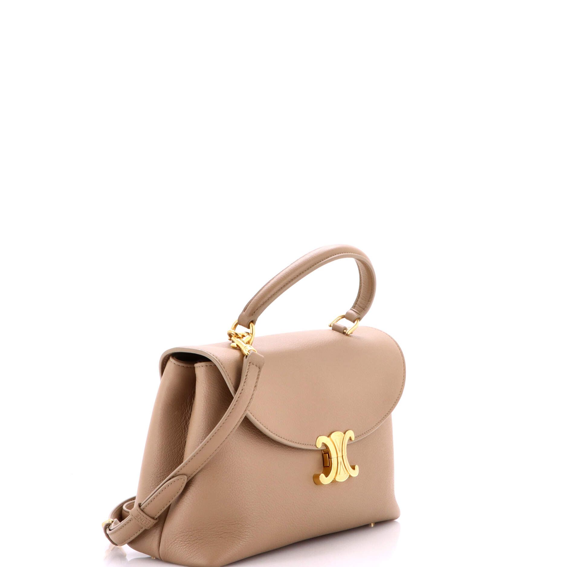 Celine Nino Top Handle Bag Leather Medium Size ONE SIZE - 1 Thumbnail